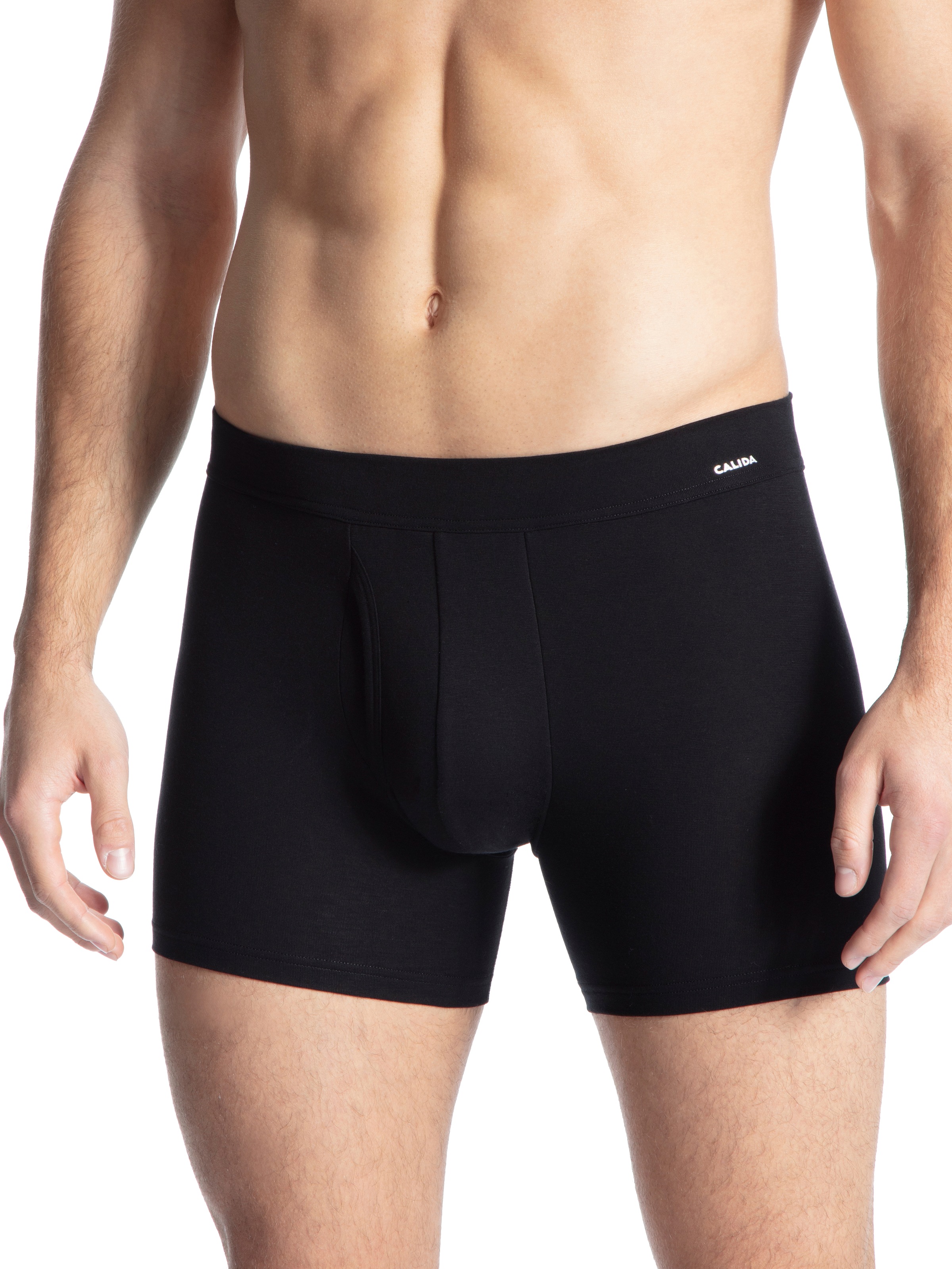 CALIDA Boxer, mit kleinem Logo-Schriftzug