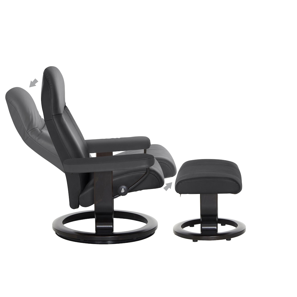 Stressless® Relaxsessel »Garda«, (Set, Relaxsessel mit Hocker)