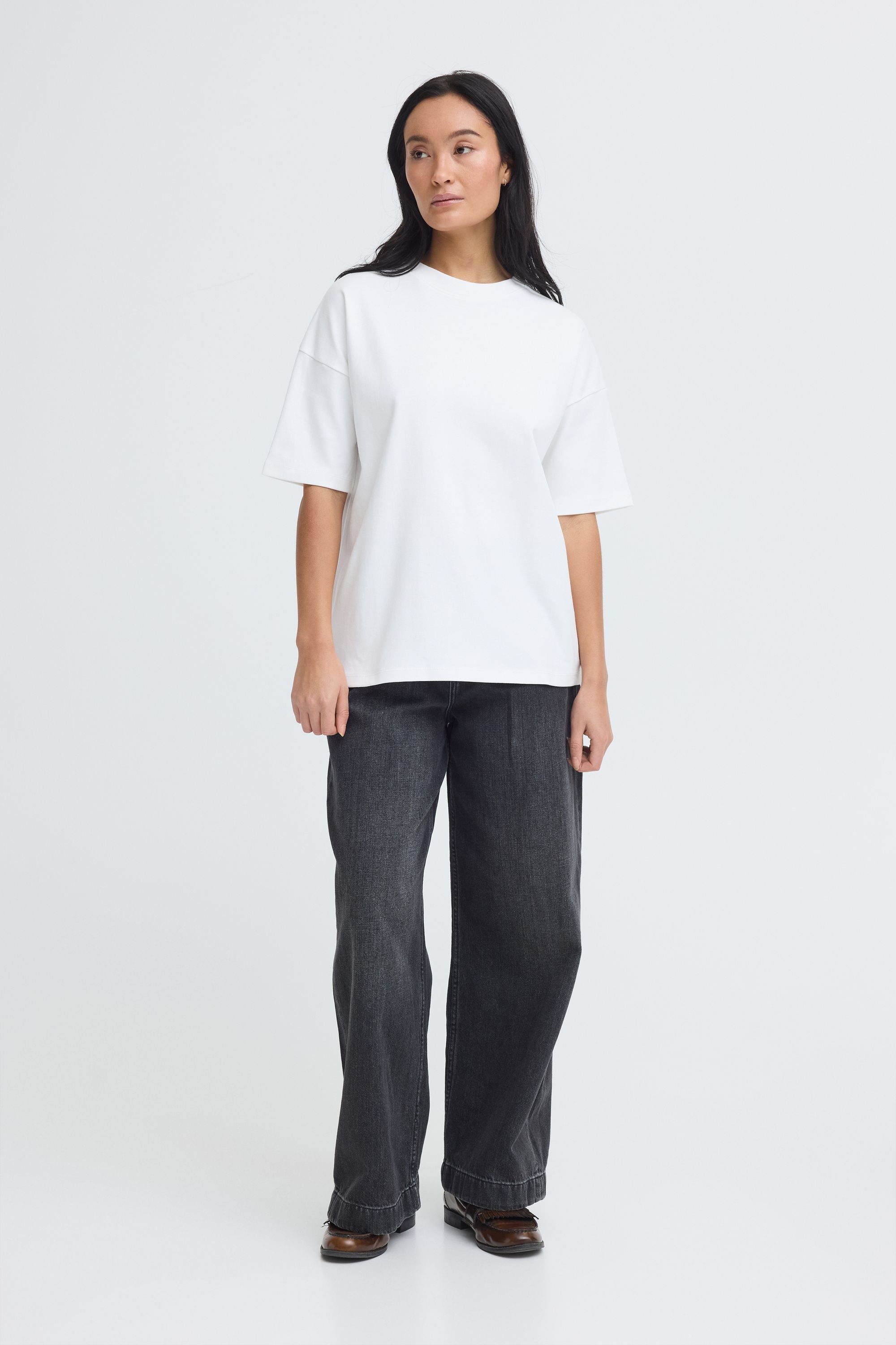OXMO Rundhalsshirt »Rundhalsshirt OXNSandy Boxy«
