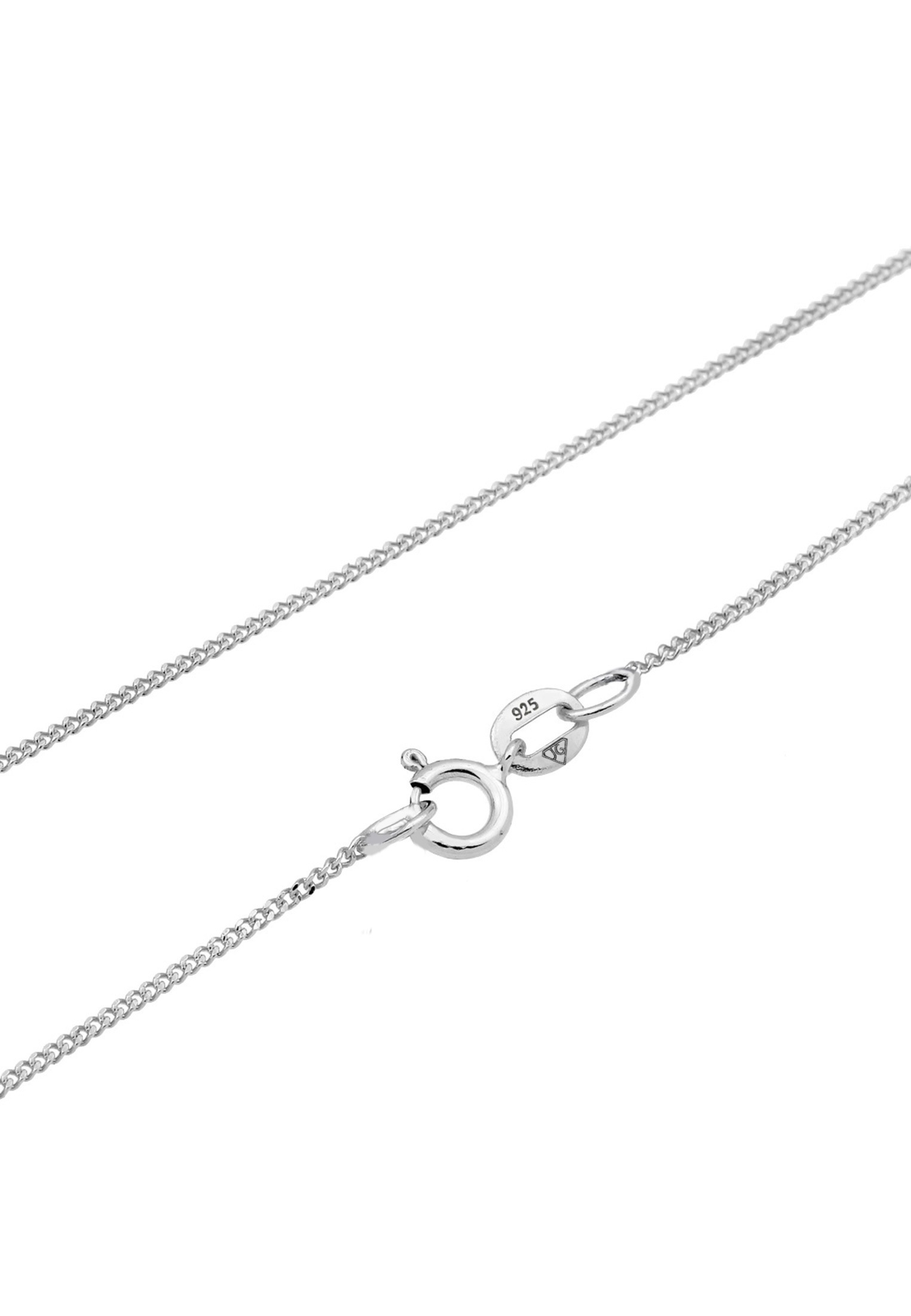 Elli Silberkette »Halskette Kinder Schmetterling Kristalle 925 Silber«