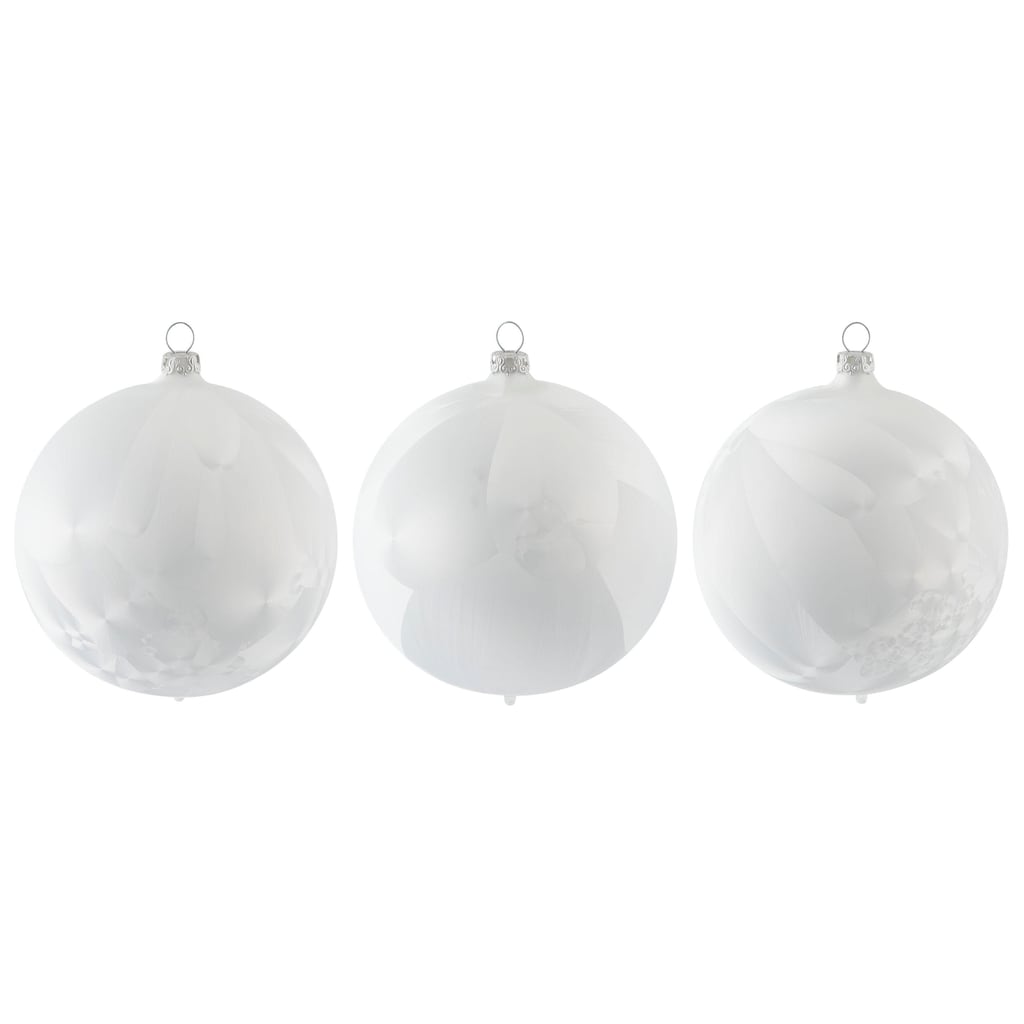 andas Weihnachtsbaumkugel »Lykka, Weihnachtsdeko, Christbaumschmuck, Christbaumkugeln Glas«, (Set, 3 St.)