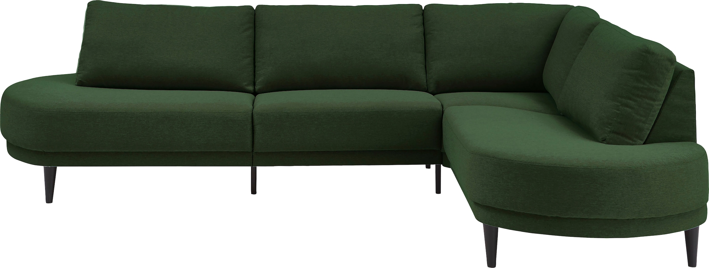 ATLANTIC home collection Ecksofa »Ronny L-Form« mit Wellenunterfederung, rechts/links montierbar