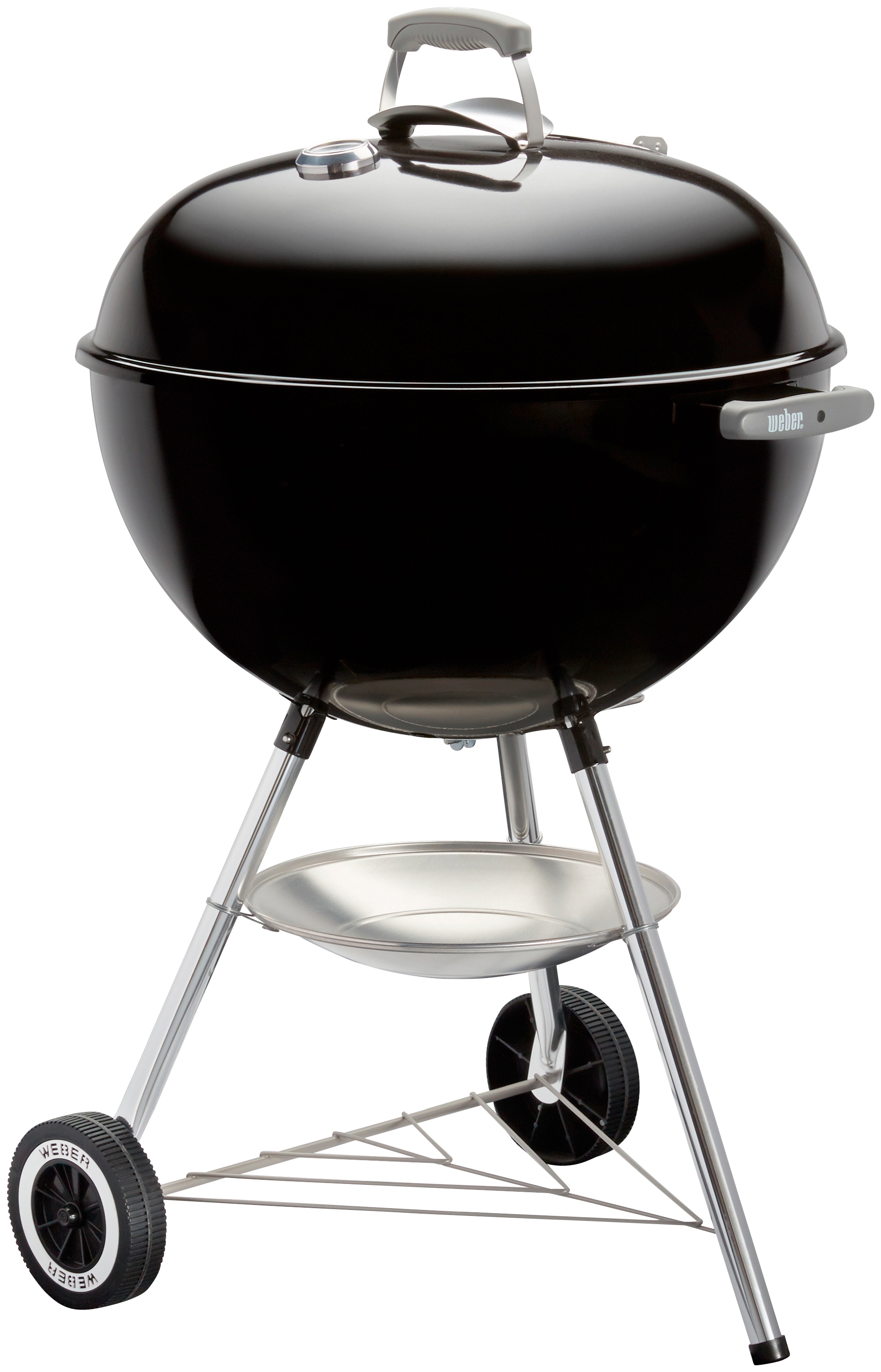 Weber Holzkohlegrill »Classic Kettle, 57cm, Black«, Kugelgrill