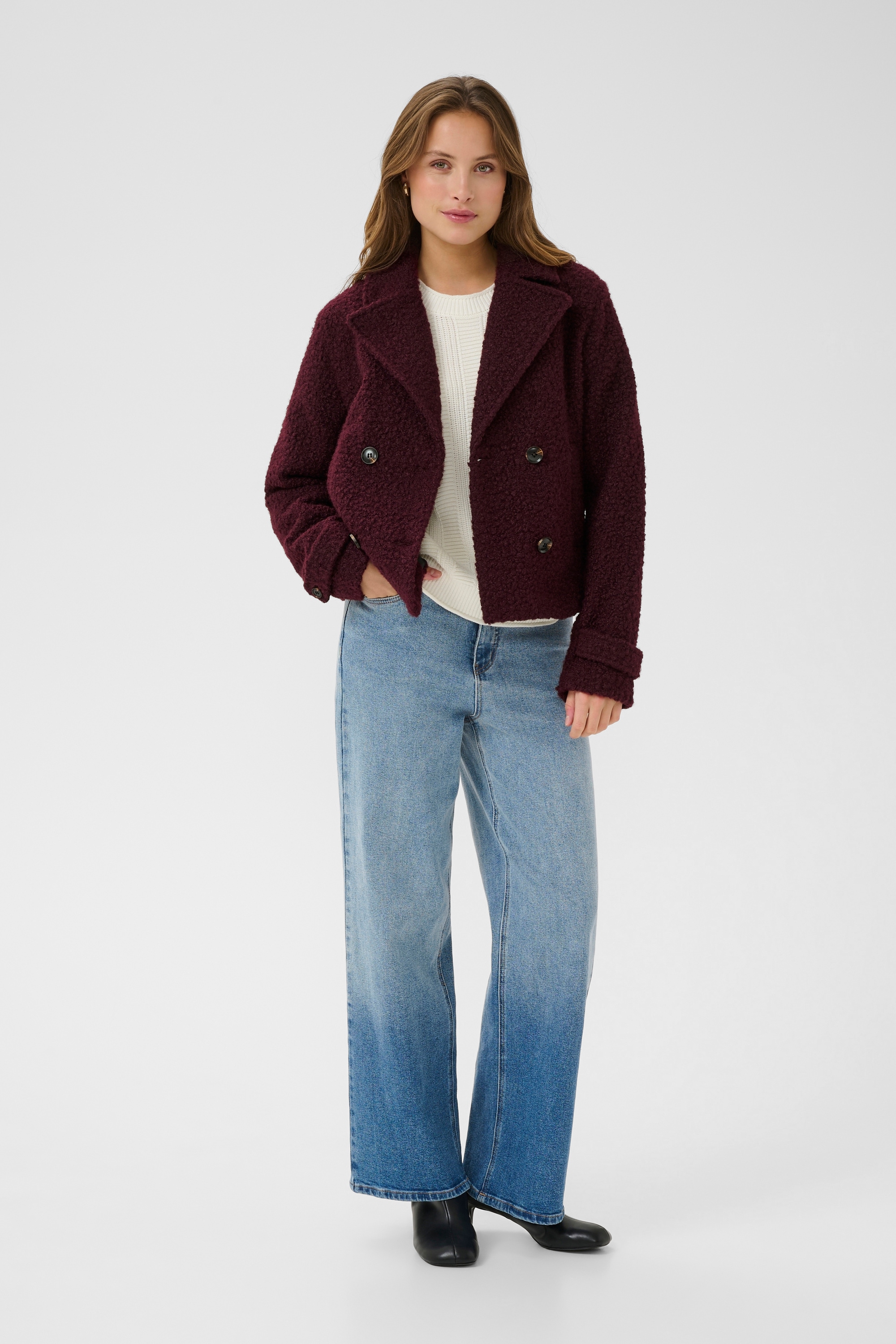 KAFFE Wintermantel »Jacke KAanne«