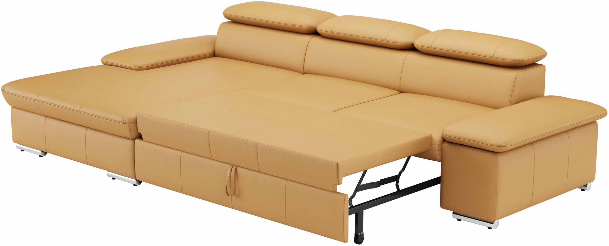 sit&more Ecksofa »Valantine L-Form, B: 286 cm«, mit Arm- & Kopfteilverstellung, optional mit Bettfunktion
