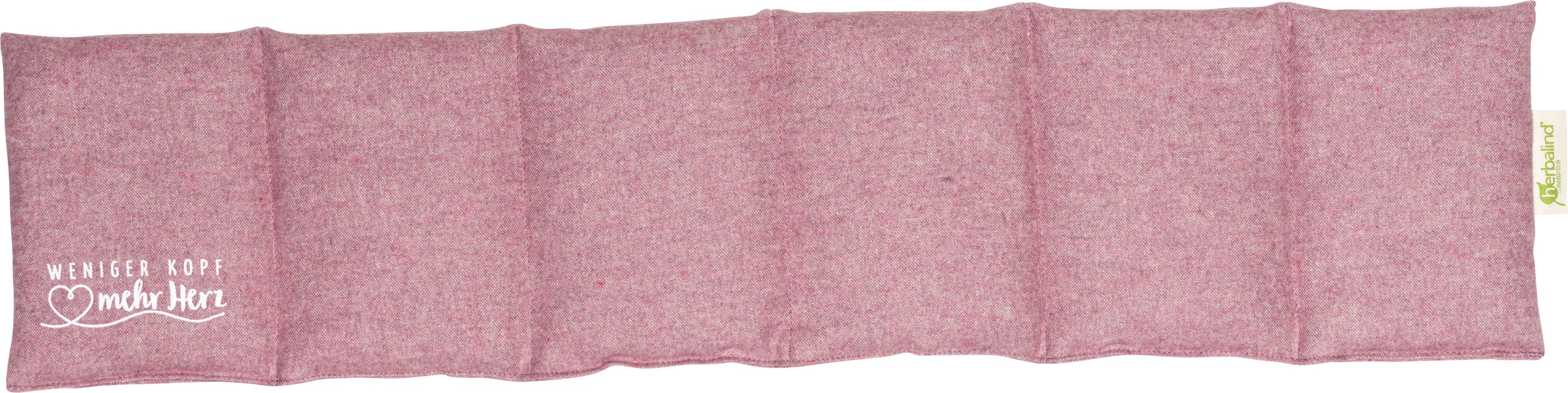 Herbalind Wärmekissen »4076« 66x15 cm mit 6 Kammern, Füllung Getreidemischung mit Lavendel in rosa