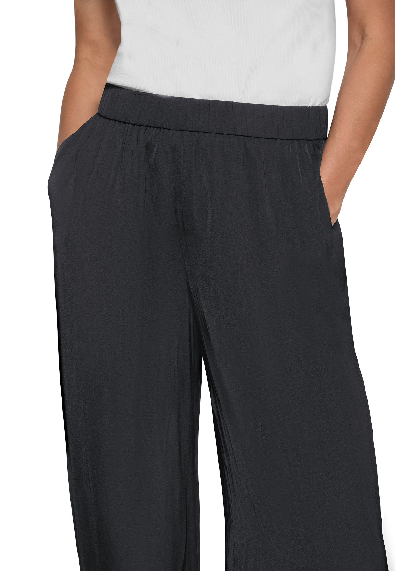 Zero Schlupfhose »Schlupfhose mit elastischem Bund«