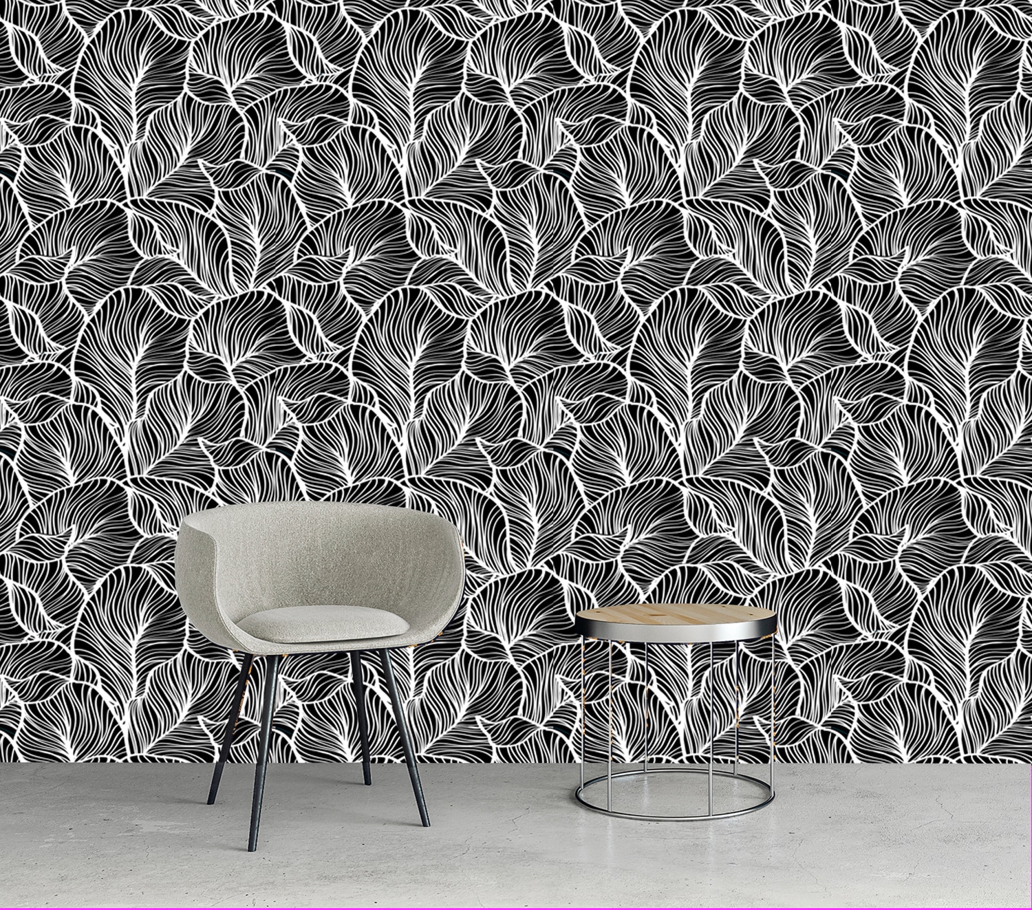 queence Vinyltapete »Maureen« Motiv | bedruckt | botanisch | floral | gemustert | natürlich glatt 90x250cm, selbstklebend, kinderleichte Anbringung, , Sticker
