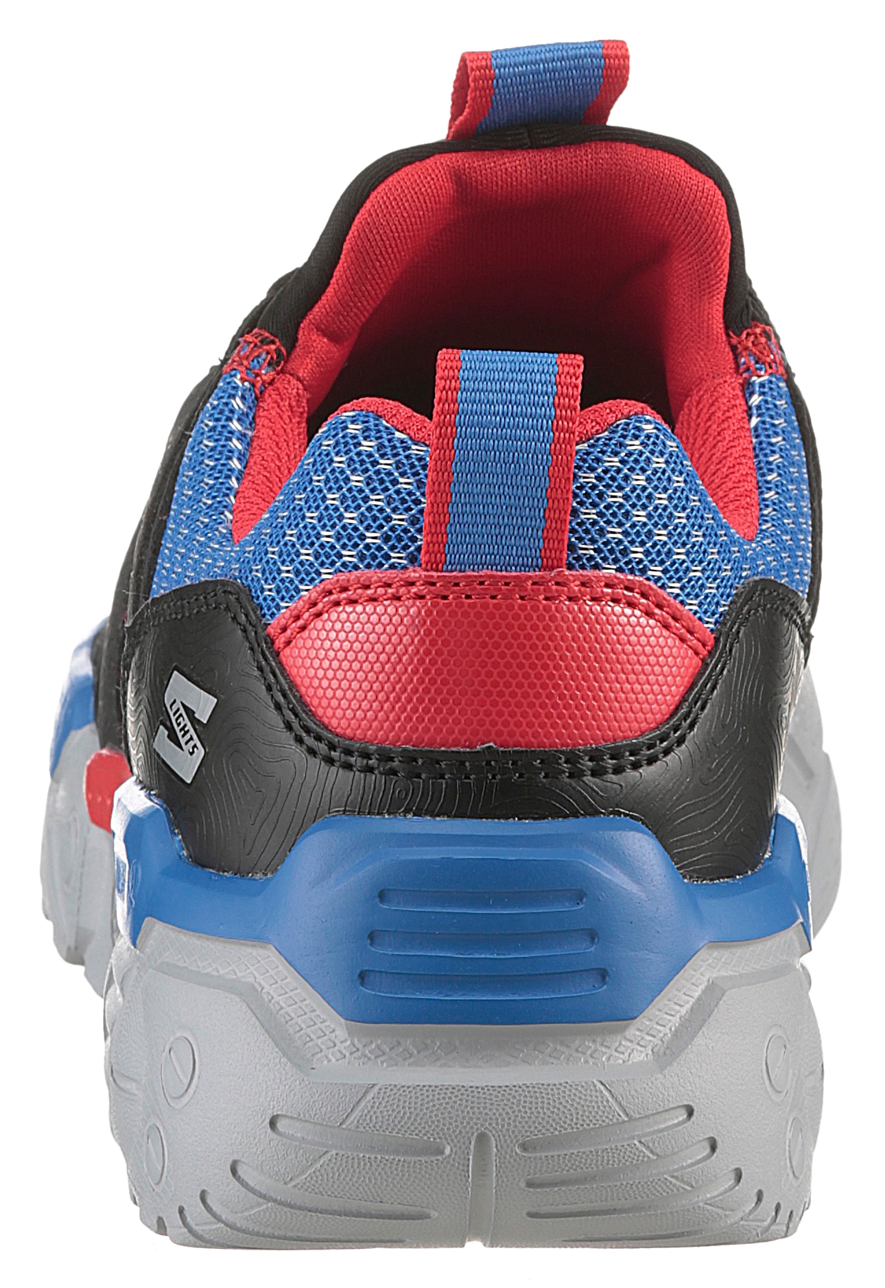 Skechers Slip-On Sneaker »TURBO-FUSE LIGHTS«, Blinkschuh mit Drehverschluss, Größenschablone zum Download