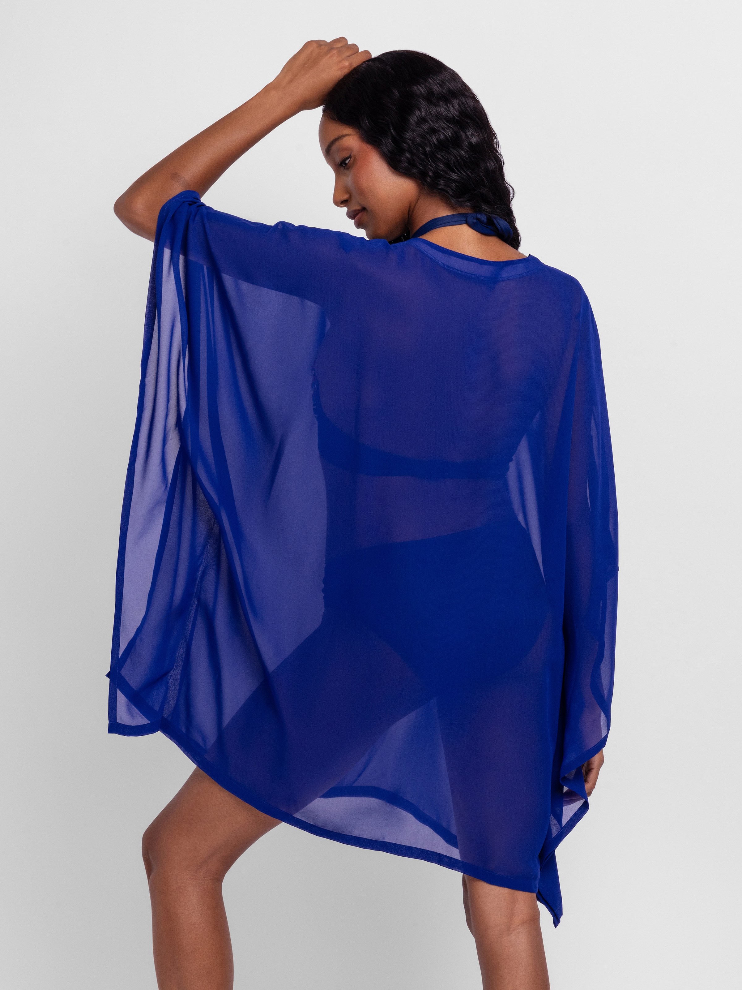 Dorina Strandkleid »KANO«, V-Ausschnitt, Sommerkaftan, Universalgröße