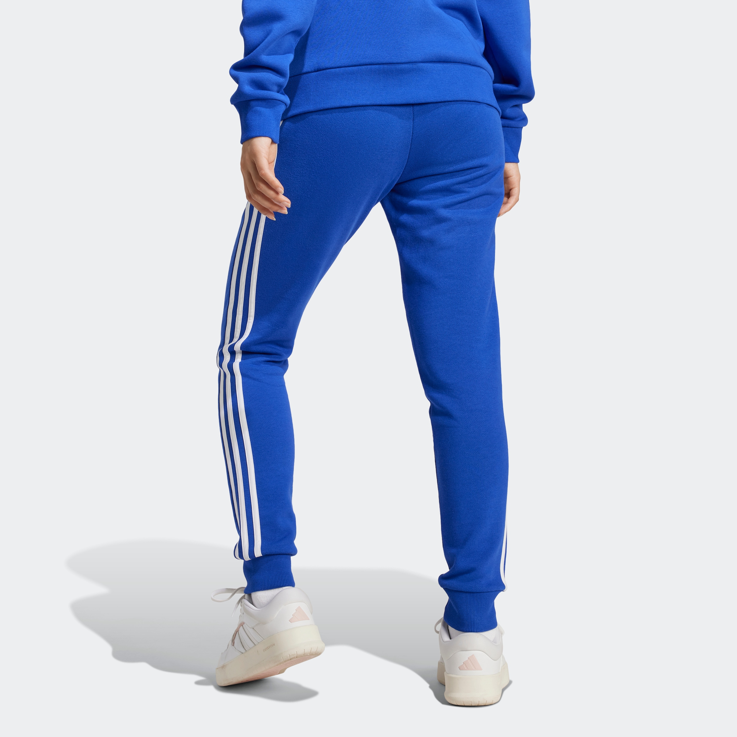 adidas Sportswear Sporthose »ESSENTIALS 3STREIFEN FRENCH TERRY CUFFED HOSE«, (1 tlg.)