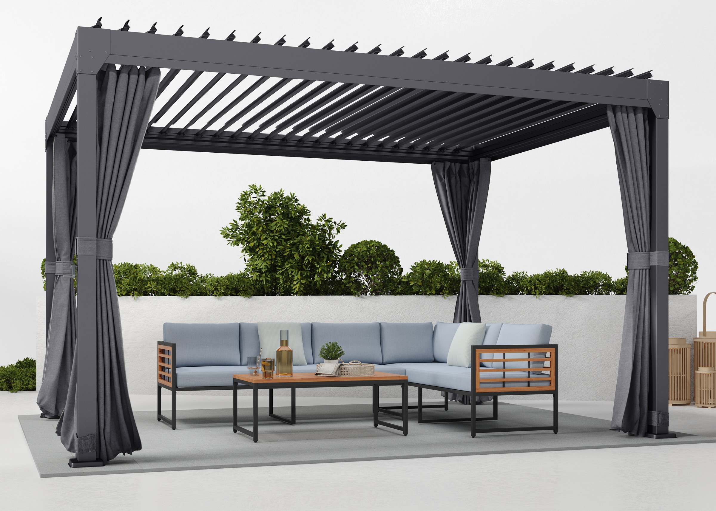 KONIFERA »Palma« Pergola, mit Lamellendach