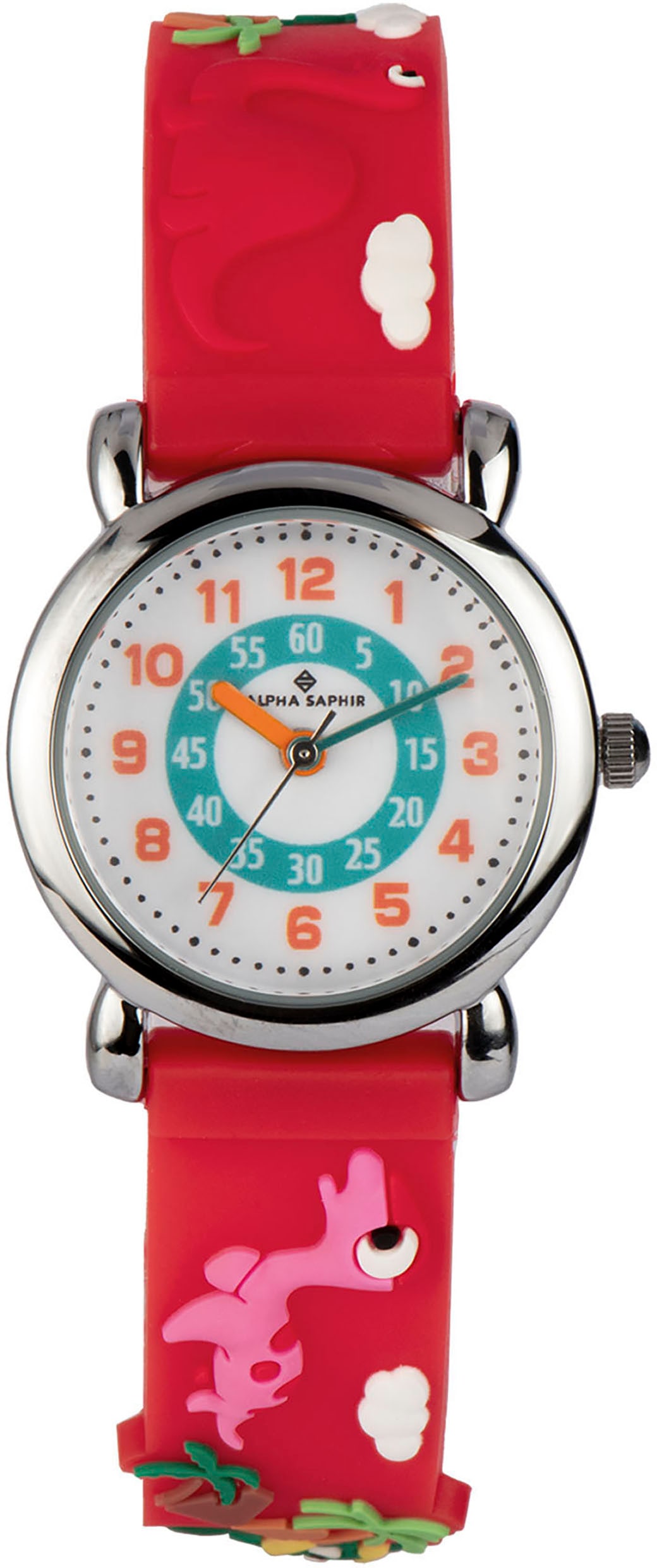 ALPHA SAPHIR Quarzuhr, Armbanduhr, Kinderuhr, analog, ideal auch als Geschenk