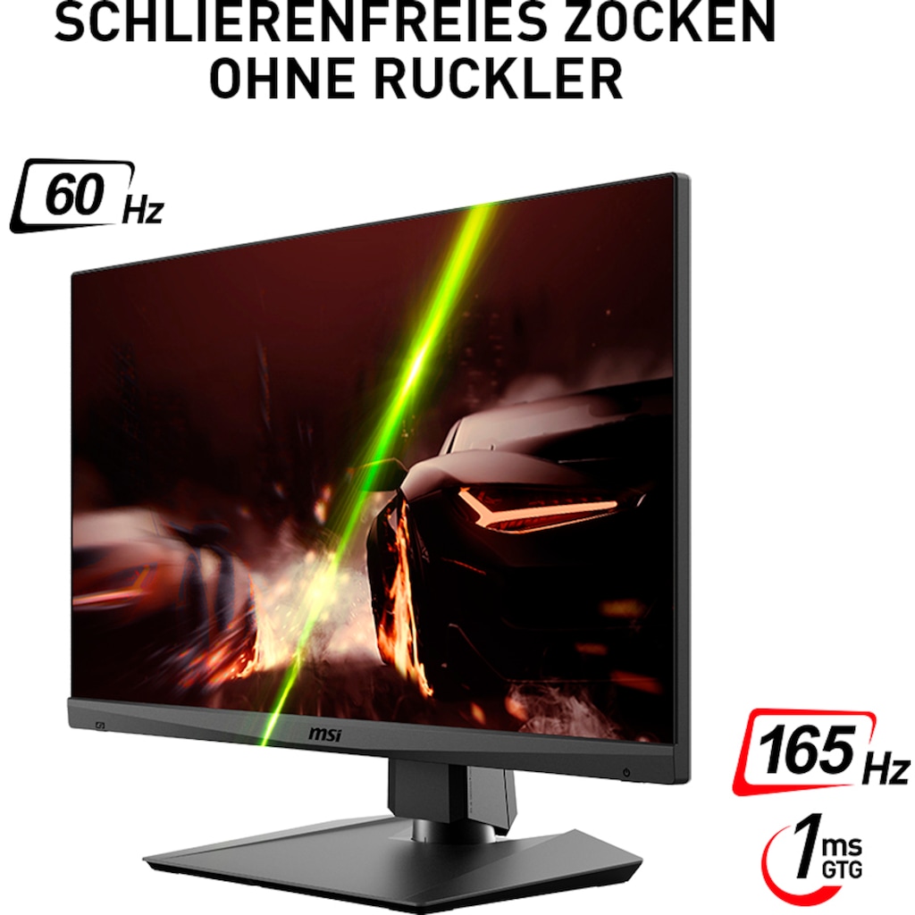 MSI Gaming-LED-Monitor »Optix MAG274QRFDE-QD«, 69 cm/27 Zoll, 2560 x 1440 px, WQHD, 1 ms Reaktionszeit, 165 Hz, höhenverstellbar, 3 Jahre Herstellergarantie