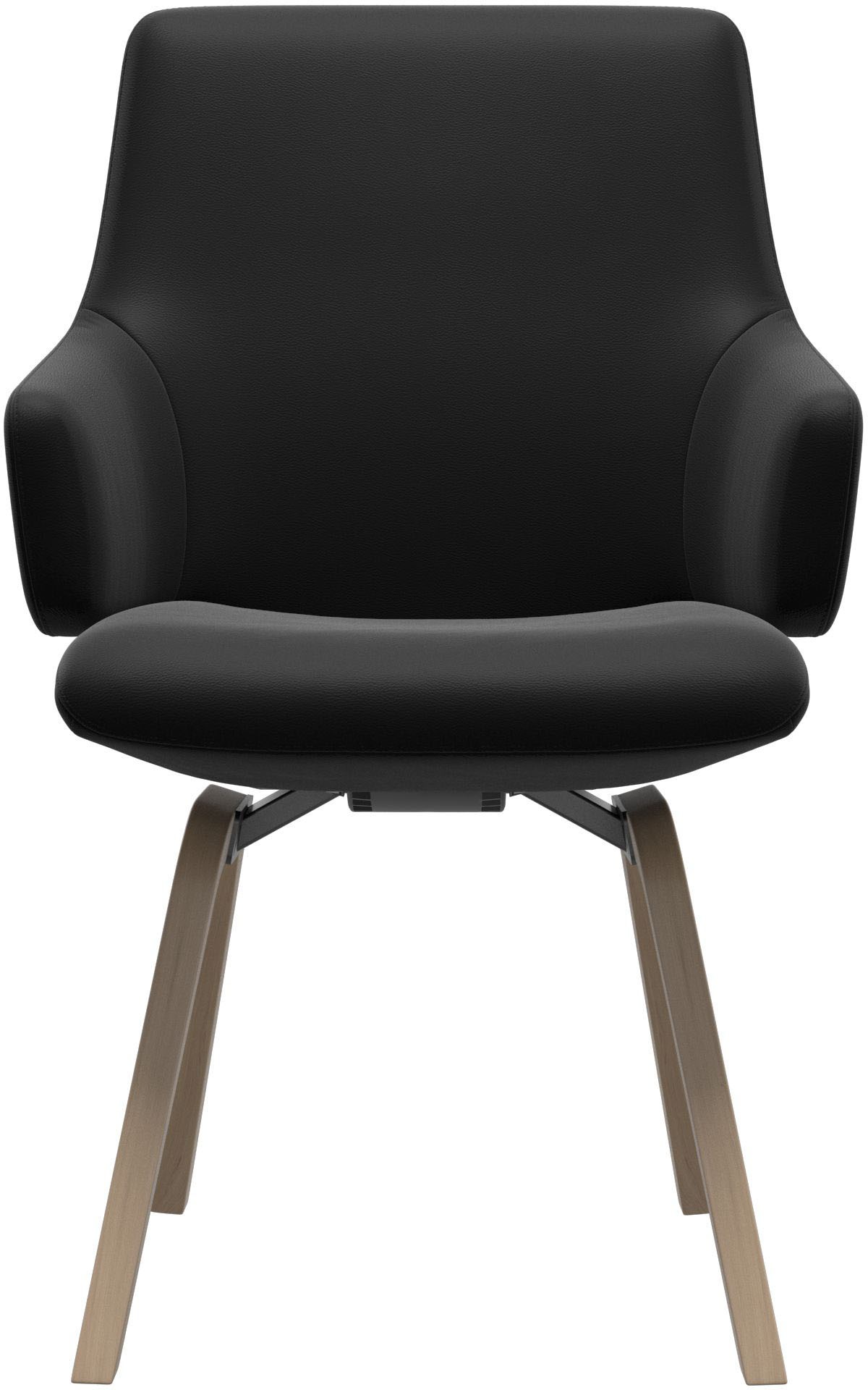 Stressless® Polsterstuhl »Laurel«, Leder PALOMA, Low Back mit Armlehne, Größe L, mit schräggestellten Beinen in Eiche