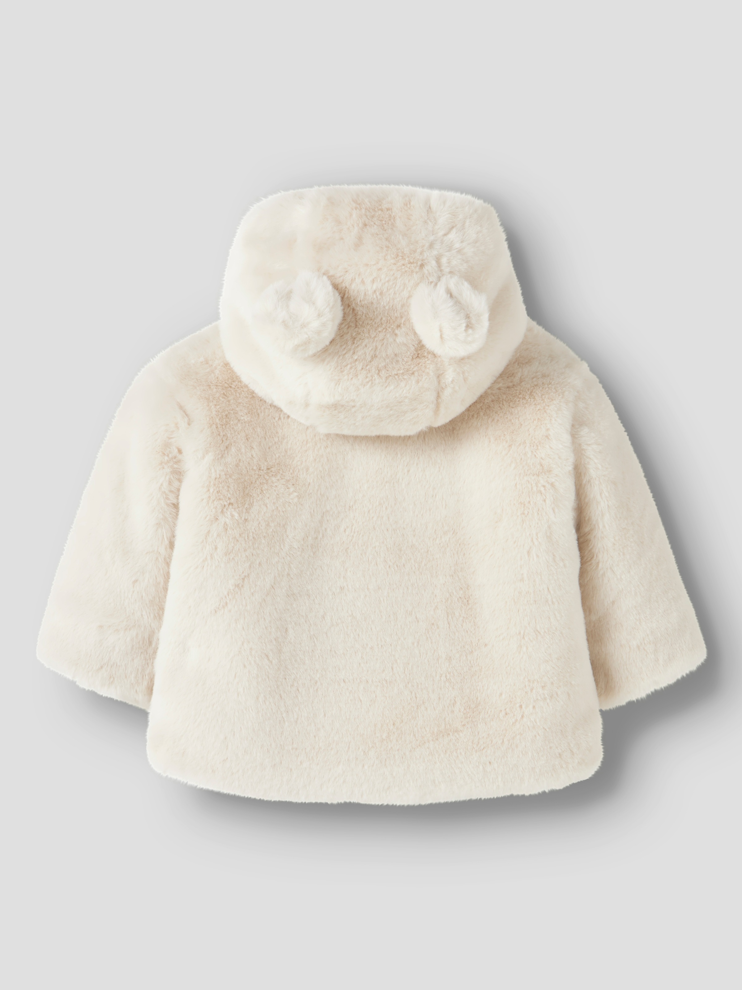 Name It Kapuzenplüschjacke »NBFMILA JACKET HOOD PB« mit Kapuze Kunstfaser