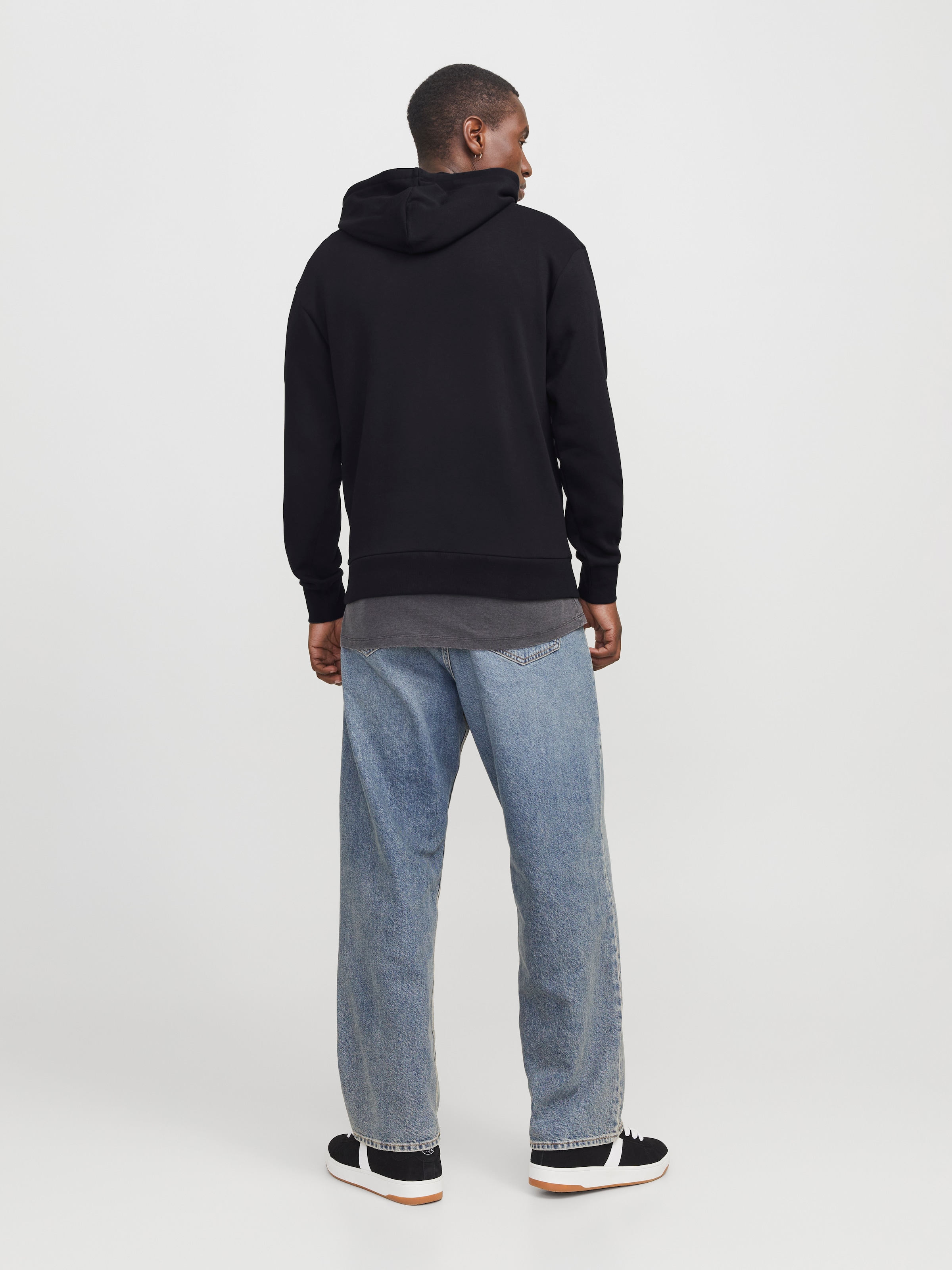 Jack & Jones Kapuzensweatshirt »JJECORP GRAPHIC SWEAT HOOD NOOS«, mit Logo Print