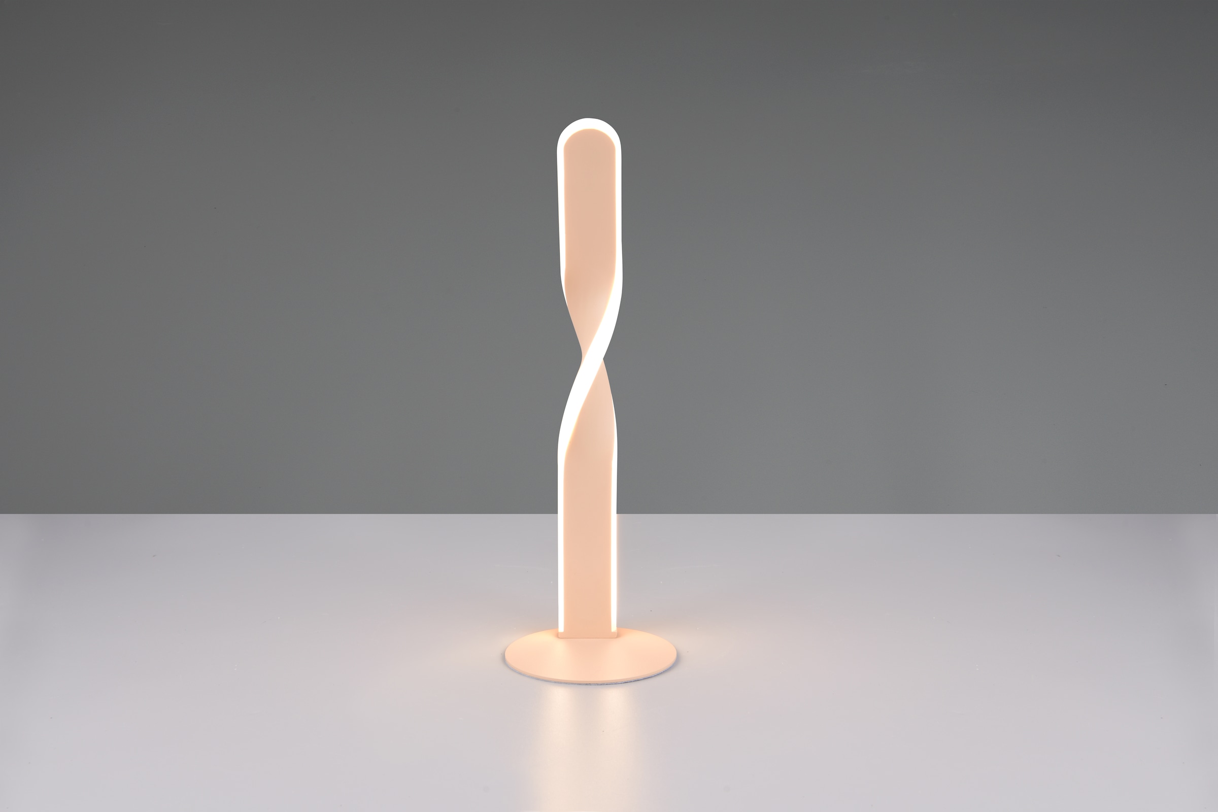 REALITY Leuchten LED Tischleuchte »GINKO, LED Tischlampe 10W 1020 Lumen 3000K warmweiß, Schreibtischlampe« LED-Board 1 Stk. Warmweiß Tischleuchte mit Schnurschalter ON/OFF, Höhe 40,5 cm Ø 13 cm
