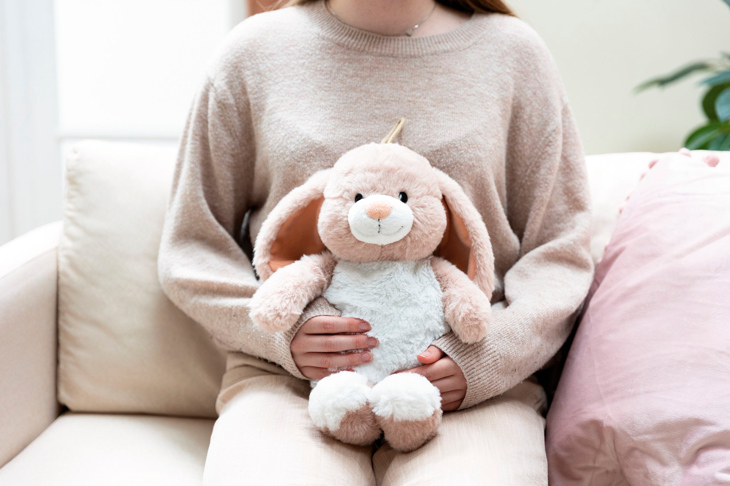 Nici Wärmflasche »Hase Fjella, 300 ml, 35 cm«, 2in1 - Kuscheltier & Wärmflasche in einem