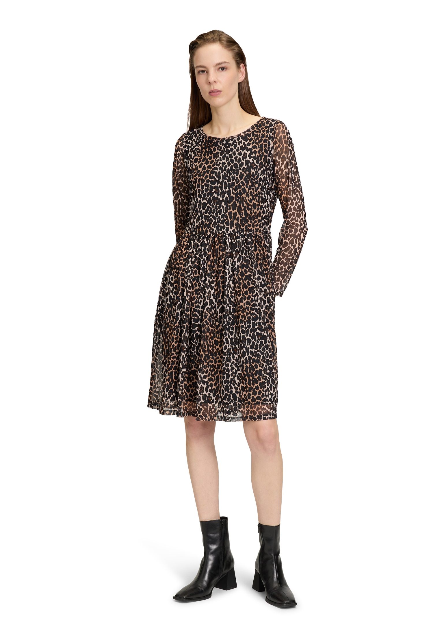 Vera Mont A-Linien-Kleid »Freizeitkleid mit Rundhalsausschnitt«