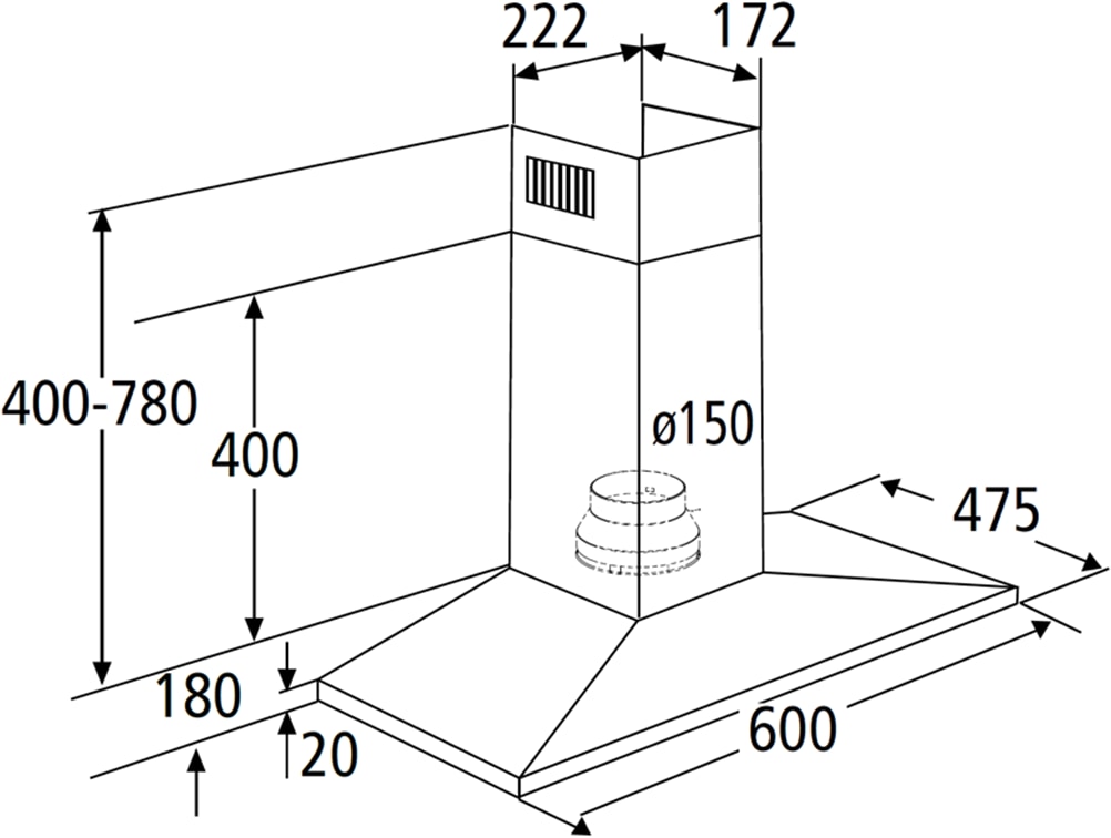 BASIC by Balculina Winkelküche »Denver, Küche BxHxT 280/115 x 211 x 60«, Breite 280 cm, wahlweise mit E-Geräten und Induktion