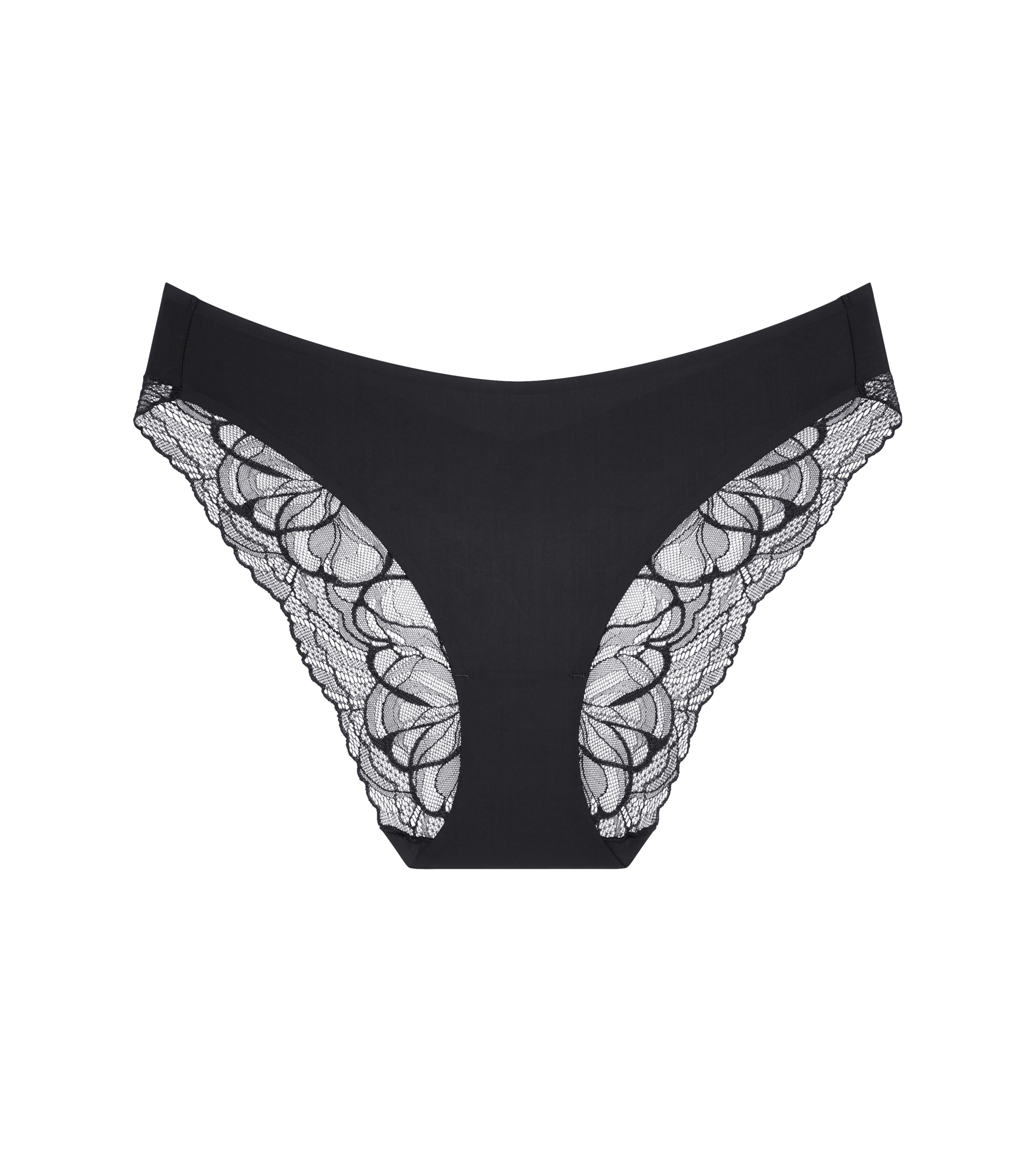 Triumph Tai-Slip »Body Make-Up Illusion Lace«, florale Stretch-Spitze, hoher Beinausschnitt, weiche Microfaser