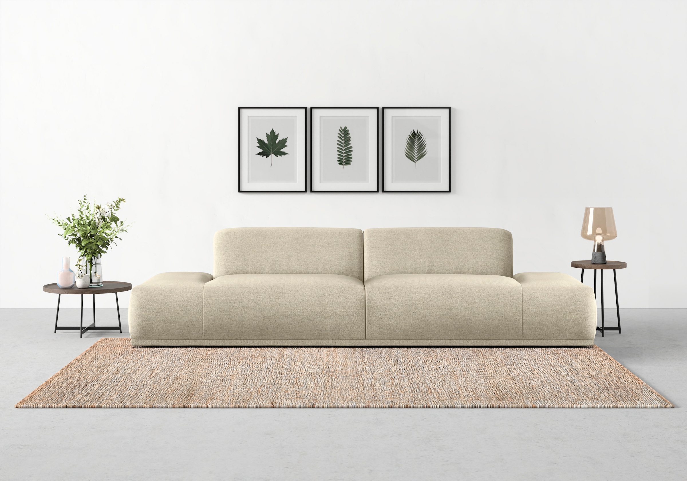 TRENDMANUFAKTUR Big-Sofa »Braga«, in moderner Optik, mit hochwertigem Kaltschaum