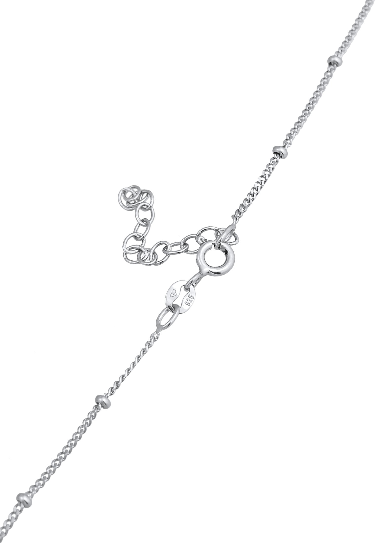 Elli Choker »Halskette Basic Choker Kugelkette Feder Boho 925 Silber«