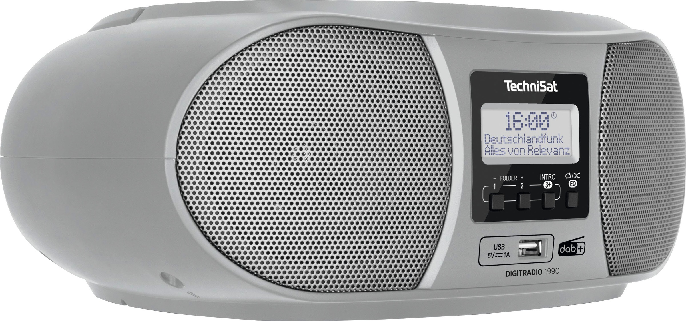 TechniSat Digitalradio (DAB+) »DIGITRADIO 1990«, (Bluetooth Digitalradio (DAB+)-UKW mit RDS 3 W), CD-Player