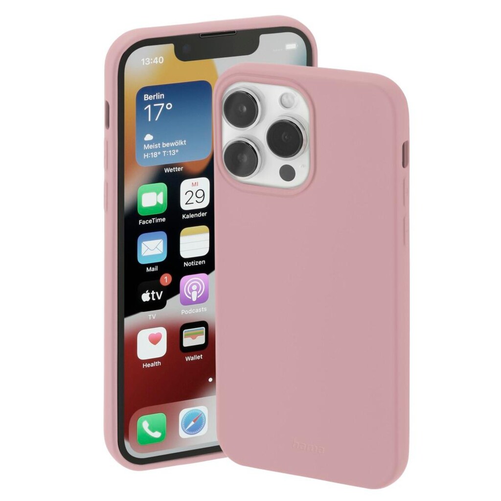 Hama Smartphone-Hülle »Cover "Finest Feel" für Apple iPhone 14 Pro, Smartphonehülle«, iPhone 14 Pro