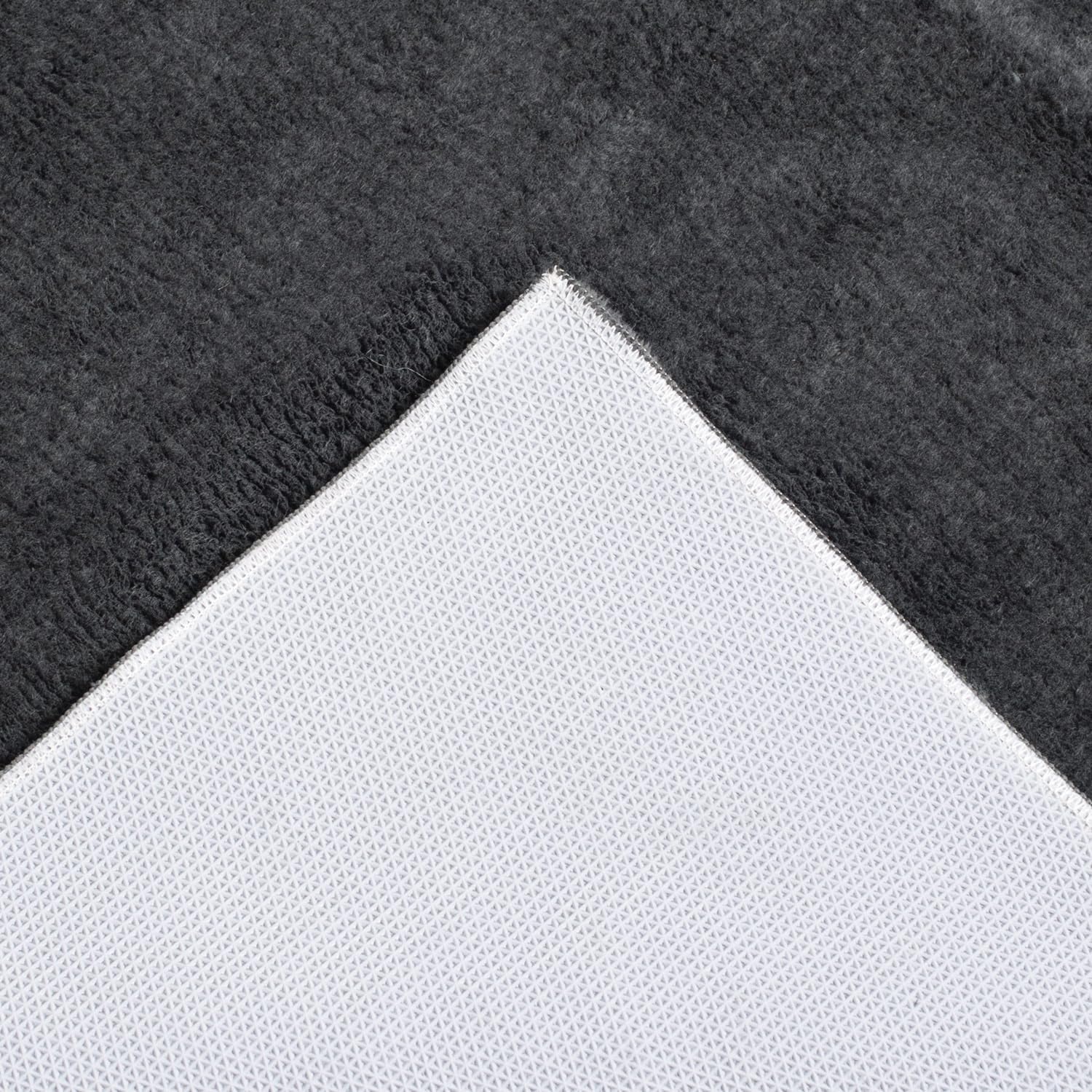 Carpet City Badematte »PURE500, Badteppich uni« Höhe 16 mm rutschhemmend beschichtet schnell trocknend Teppich Badezimmer, Badvorleger, Anti-Rutsch, Waschbar, Duschmatte