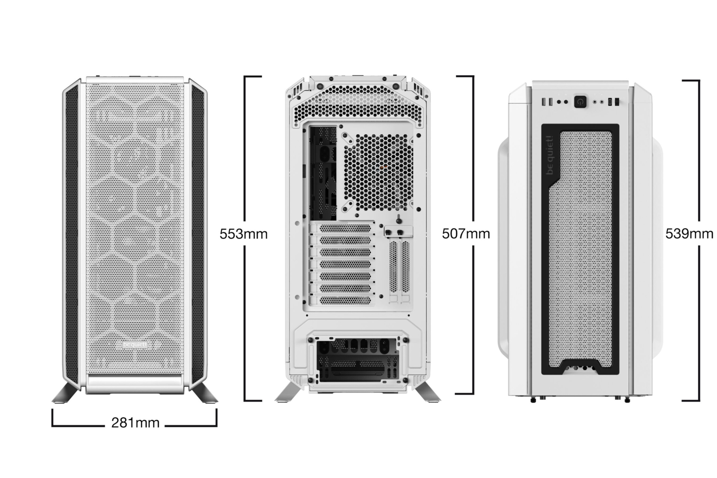 be quiet! PC-Gehäuse »Silent Base 802 Window White«