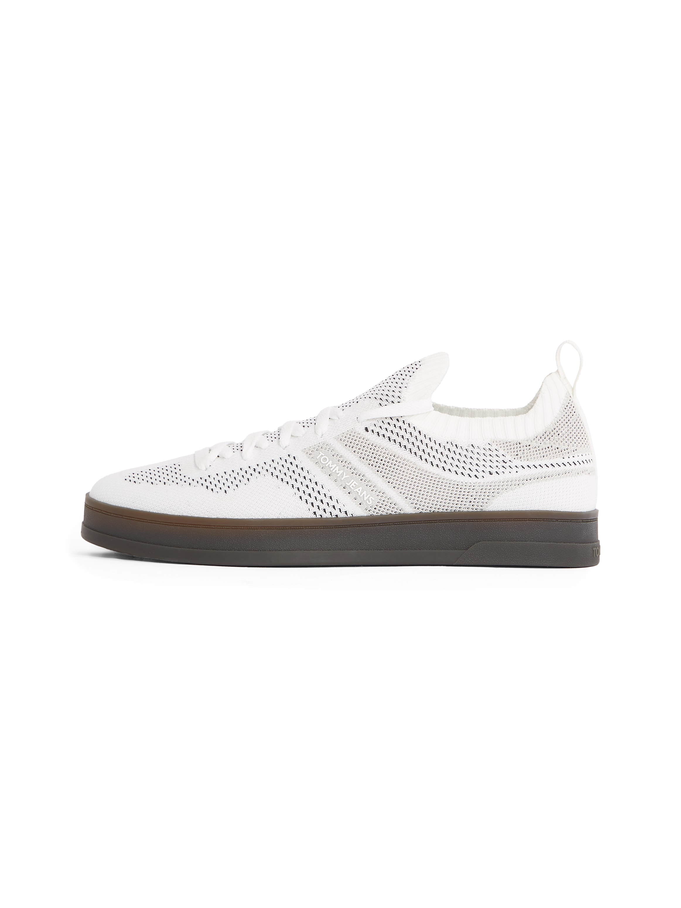 Tommy Jeans Slip-On Sneaker »THE GREENWICH KNITTED«, Freizeitschuh, Halbschuh, Schlupfschuh mit praktischer Anziehlasche