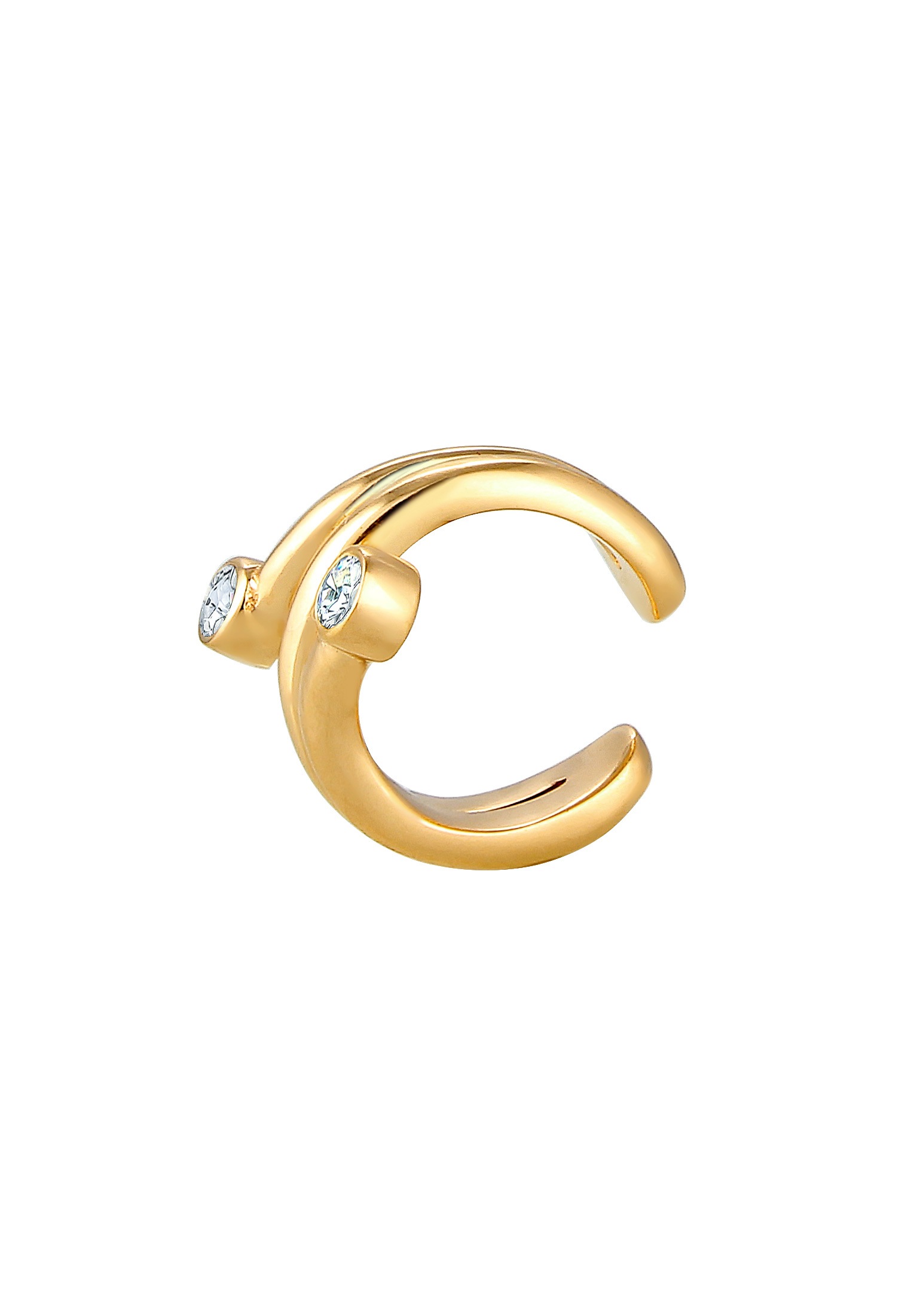 Elli Ohrklemme »Ohrringe Single Earcuff Ohrklemme 925 Silber, mit Kristallen von Swarovski®«
