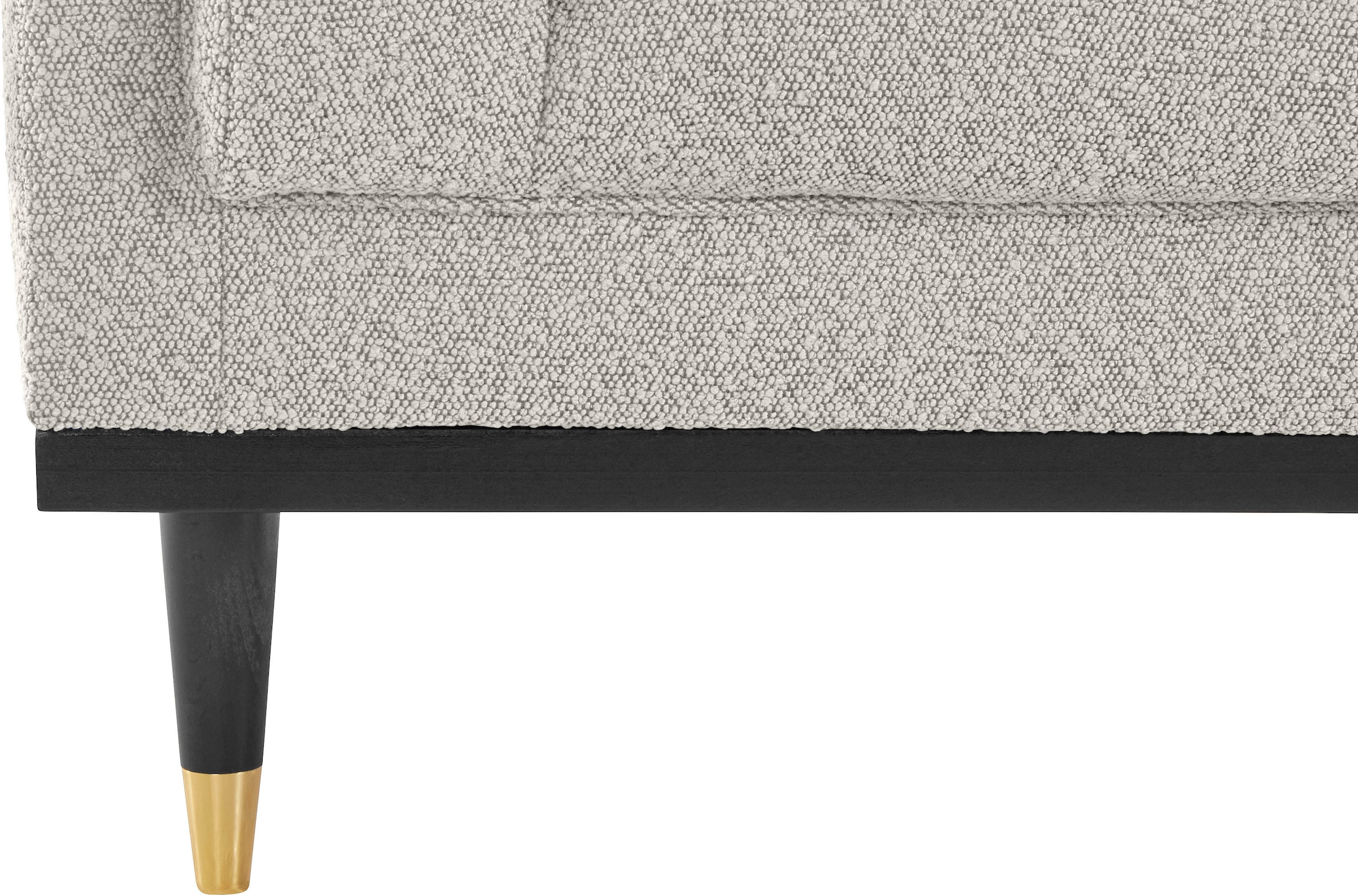 Guido Maria Kretschmer Home&Living Cocktailsessel »Chamby New Sessel«, im Bouclé-Strukturbezug mit Steppung im Lehnenbereich