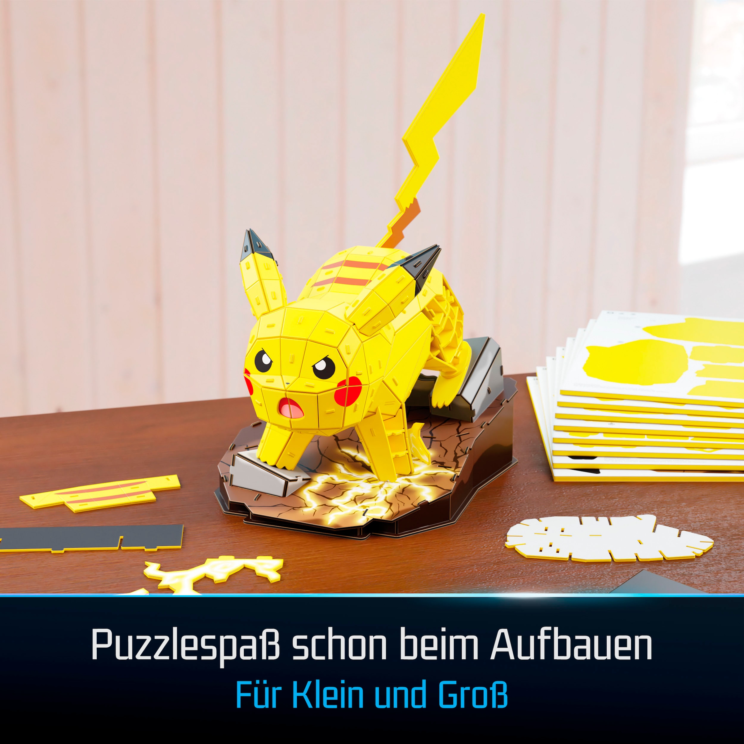 Spin Master Puzzle »4D Build - Pokémon Pikachu«