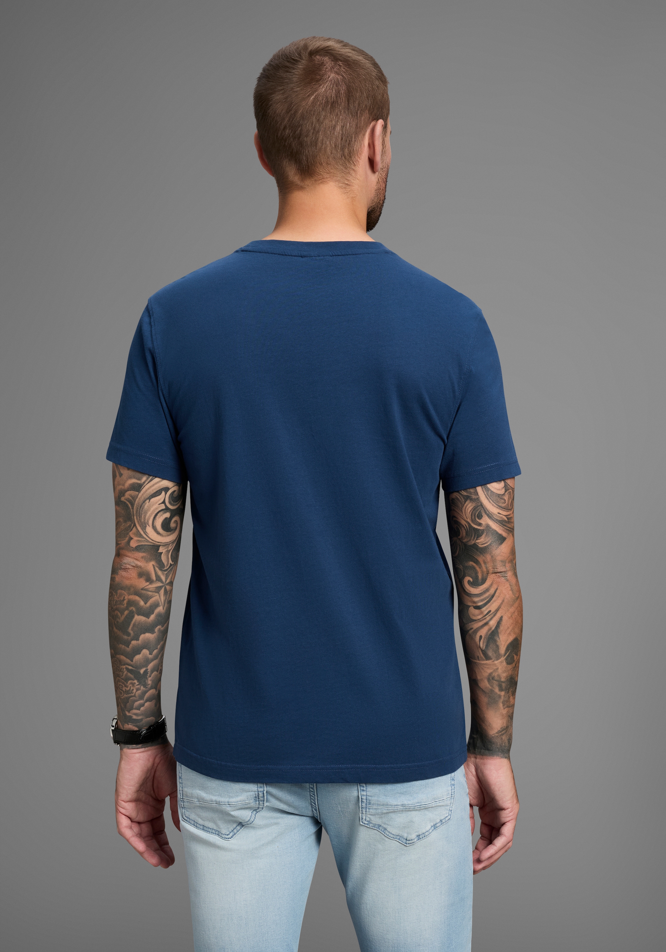 Bruno Banani T-Shirt, Gewaschene Optik