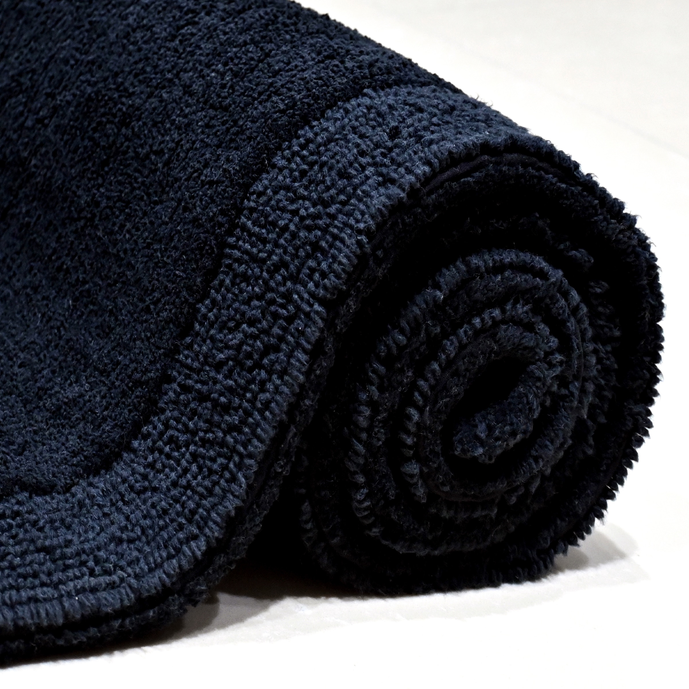 my home Badematte »Kapra, Badvorleger, Badezimmer Teppich«, beidseitig nutzbar-fußbodenheizungsgeeignet-strapazierfähig, mit Bordüre, Badteppich, Badematte