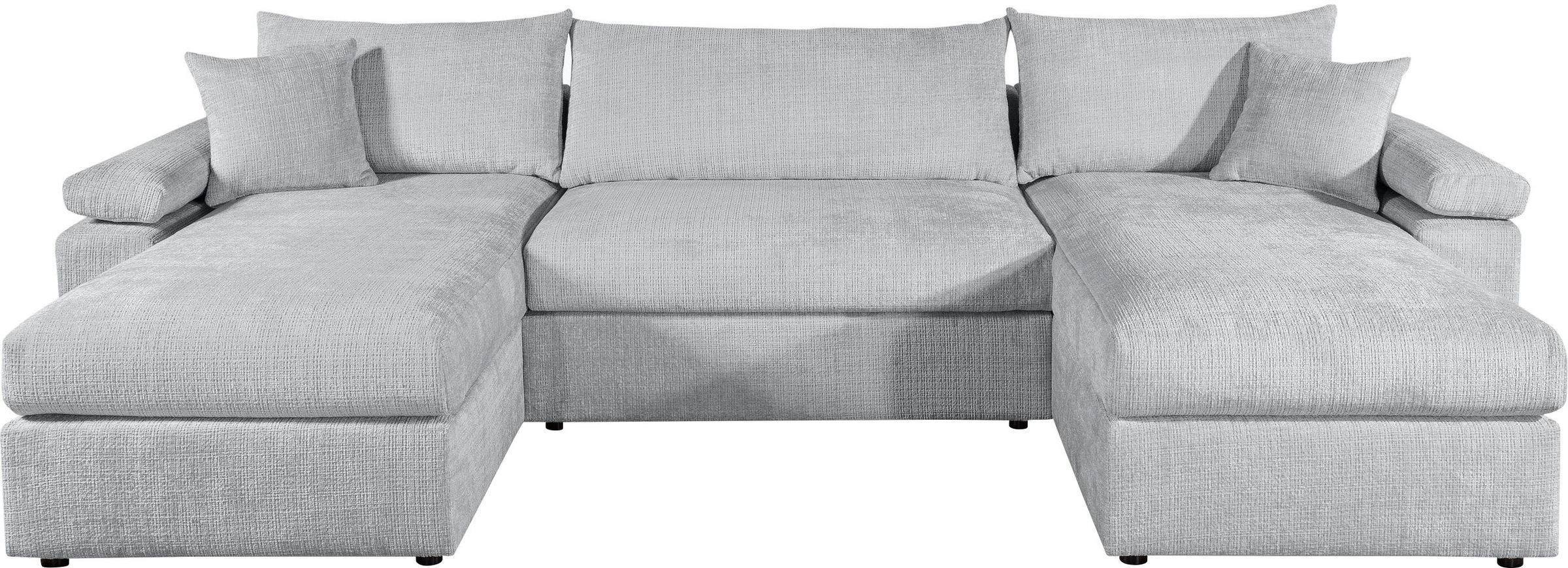 OTTO home Wohnlandschaft »Cosy U-From Breite 309 cm, Sitzaufbau im Sandwich-Federkern« Bezüge in Cord oder Struktur weich wählbar mit Kaltschaumauflage