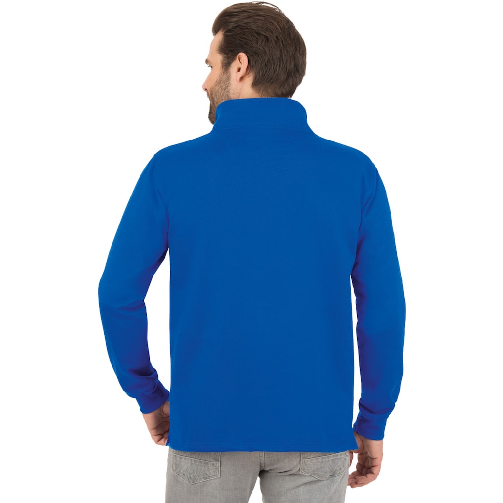 Trigema Sweatshirt »TRIGEMA Reißverschluss-Sweater«
