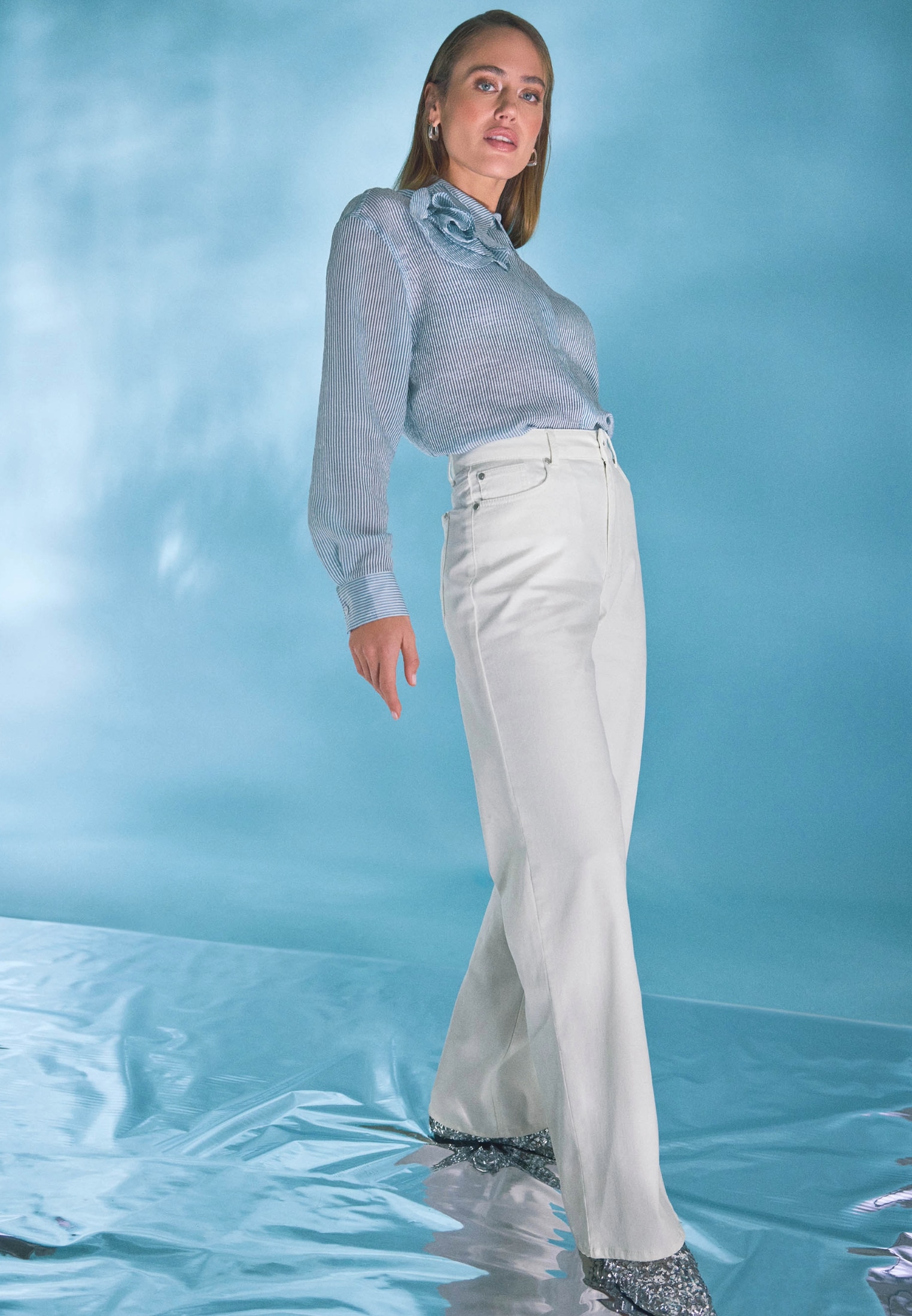 Zero Webhose »Jeans Style Witney weites Bein 32 Inch«