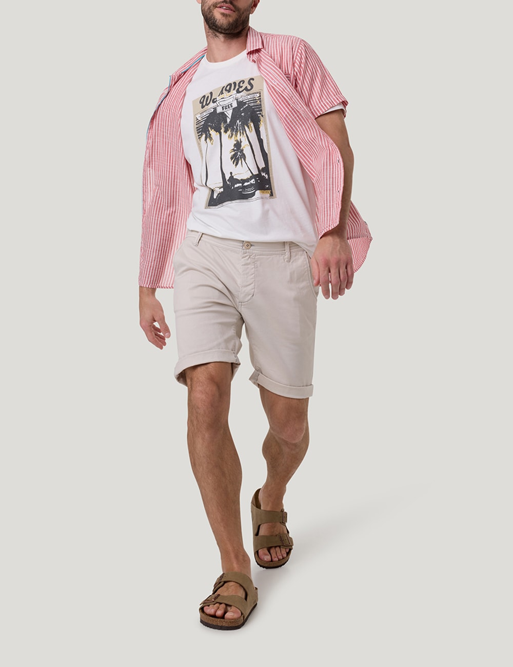 Pioneer Authentic Jeans Chinoshorts »LENNY chino shorts«, im Four-Pocket Style