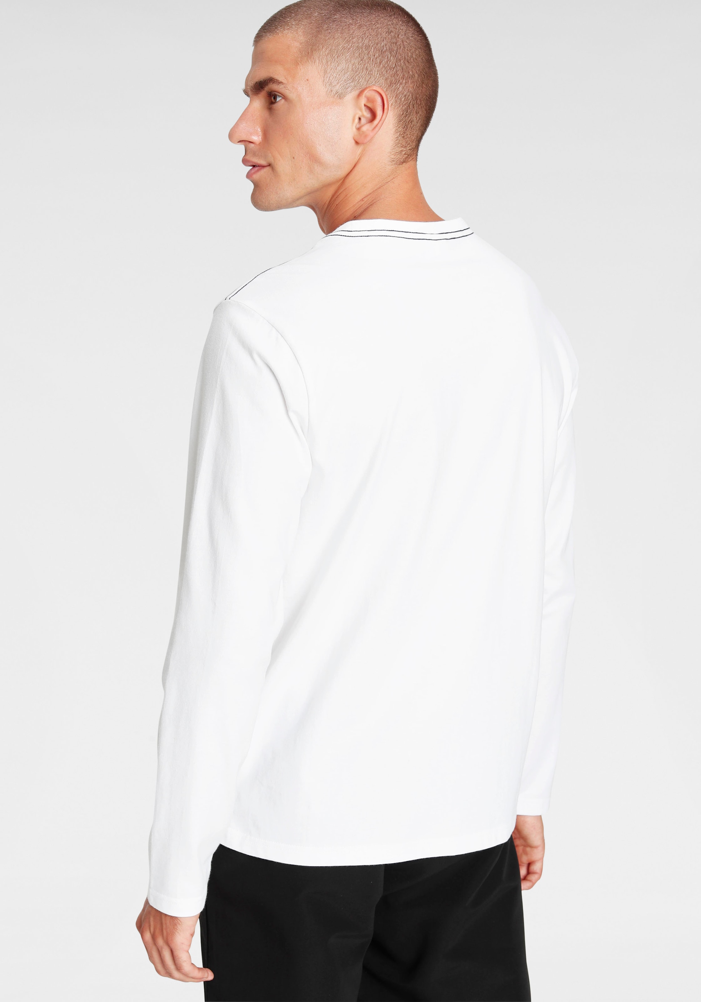 Eastwind Langarmshirt, (3er-Pack), Langarm, Basic-Stil, Rundhals-Ausschnitt, aus 100% Baumwolle