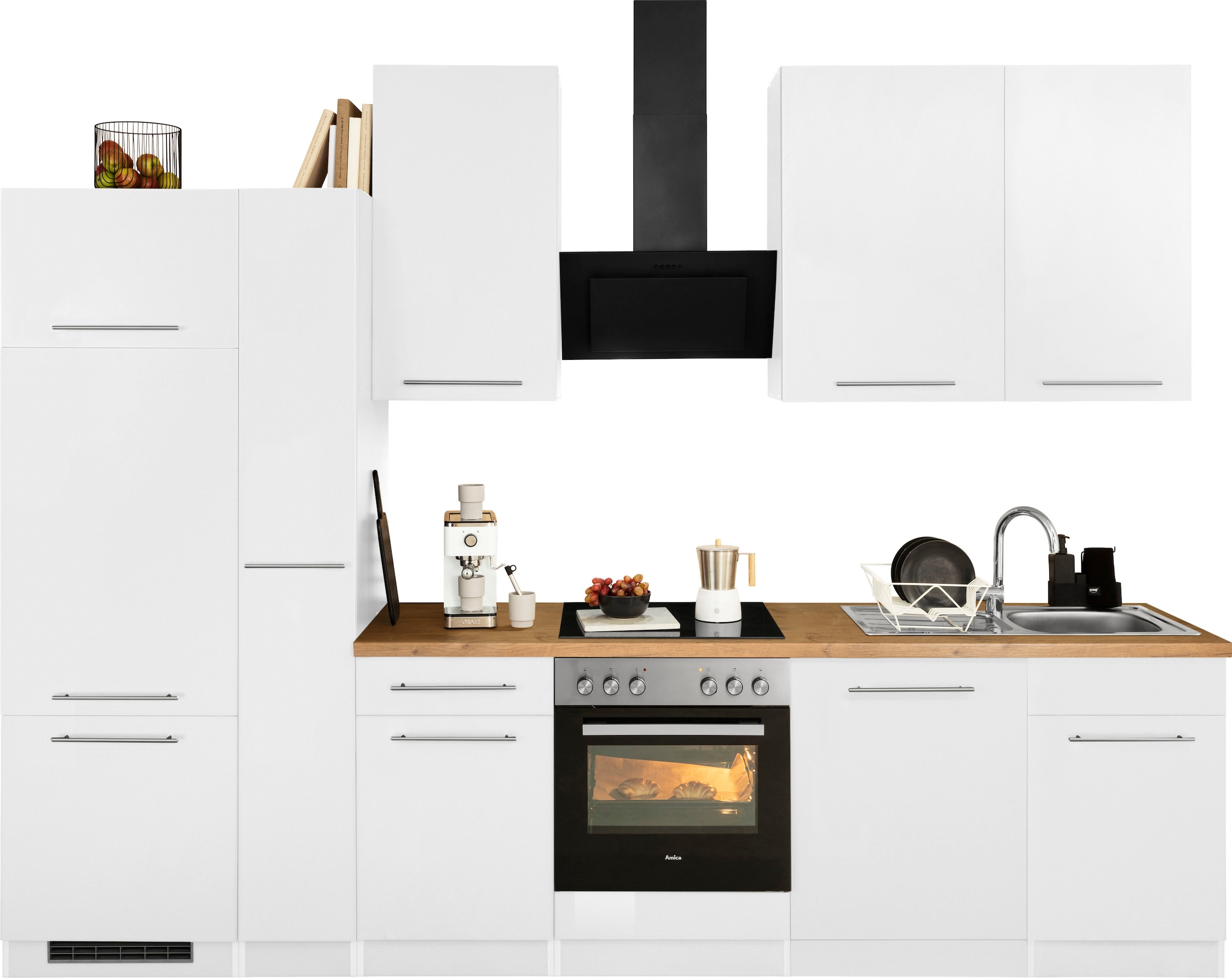 wiho Küchen Küchenzeile »Unna«, ohne 310 bei cm kaufen Breite OTTO E-Geräte