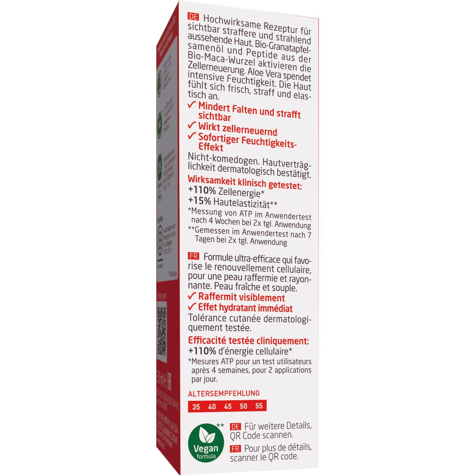 WELEDA Gesichtsserum »Weleda Straffendes Serum Granatapfel & Maca-Peptide« spendet Feuchtigkeit & verbessert die Elastizität