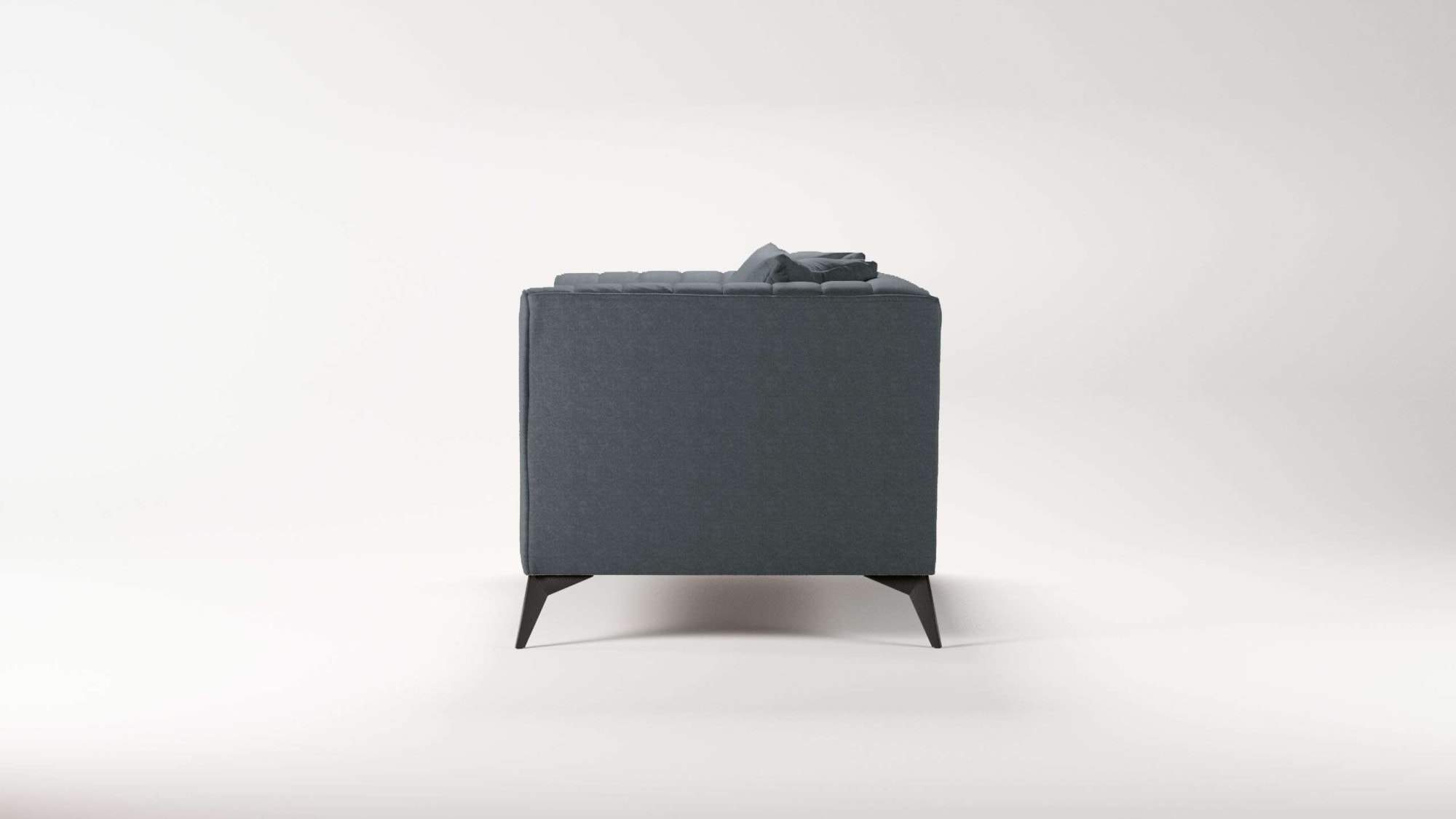 Places of Style Loveseat »MATTHEW Loungesessel, Maße B/T/H: 130/86/74 cm«, incl. Zierkissen, feine Steppung im Rücken, belastbar bis 200kg