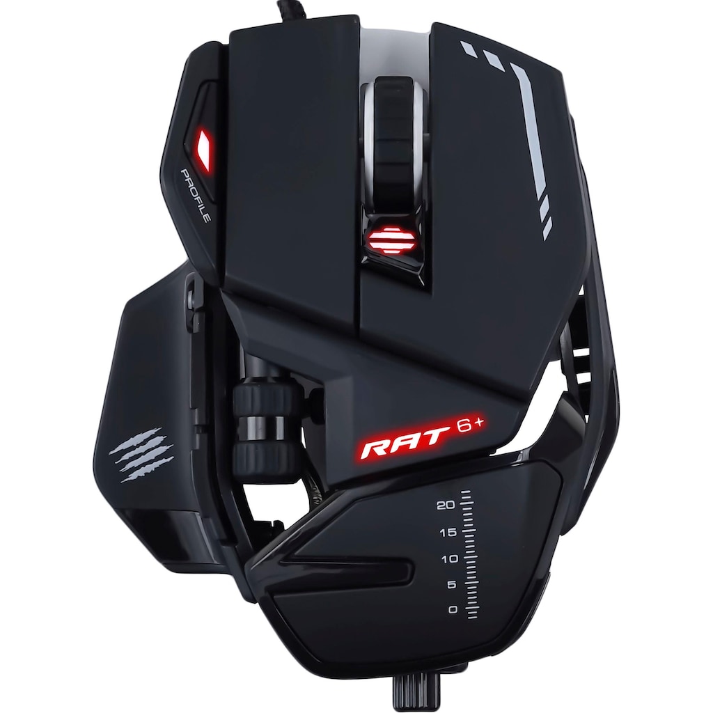 Mad Catz Gaming-Maus »R.A.T. 6+«, kabelgebunden