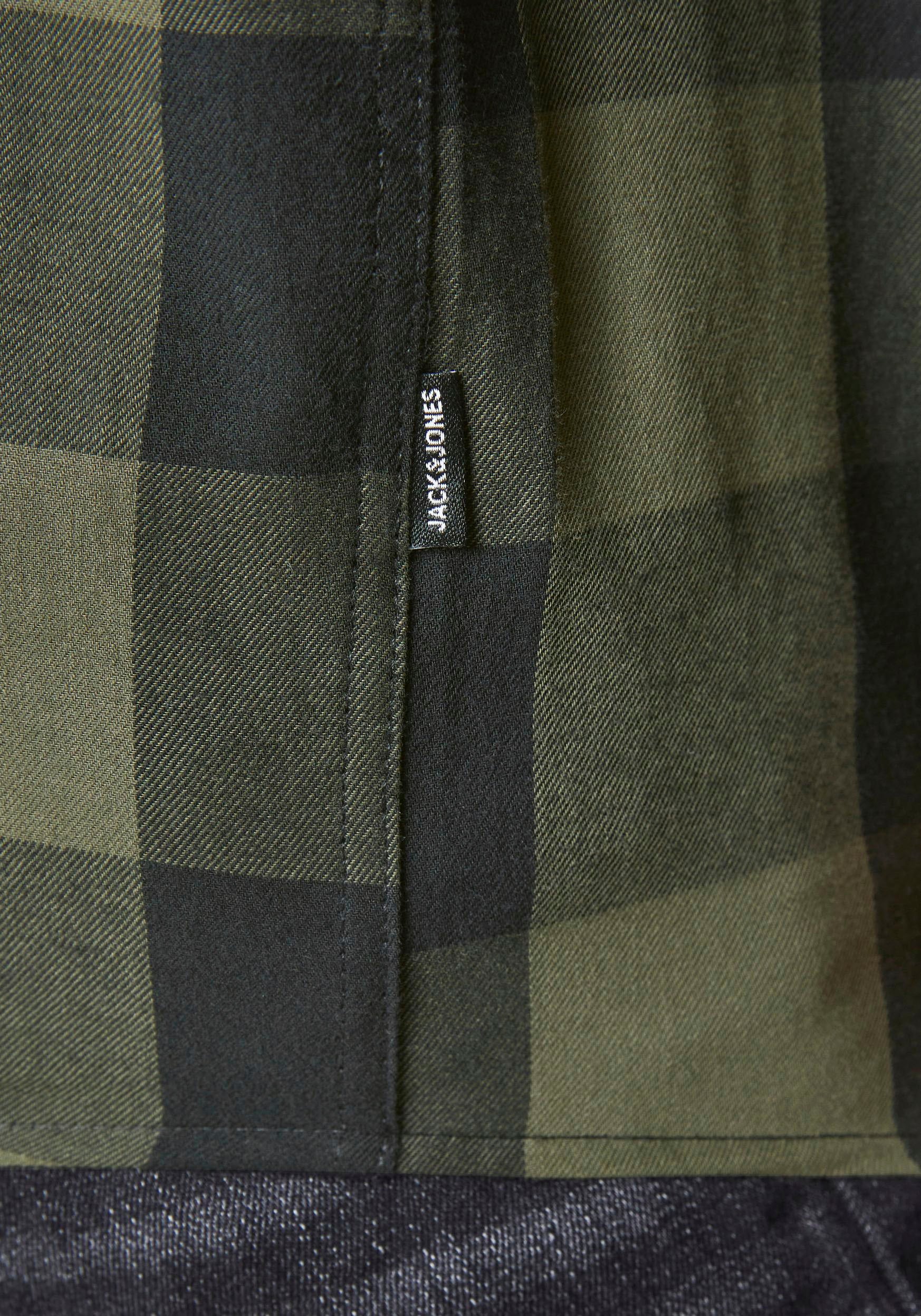 Jack & Jones PlusSize Karohemd »GINGHAM TWILL SHIRT«, Bis Größe 6XL