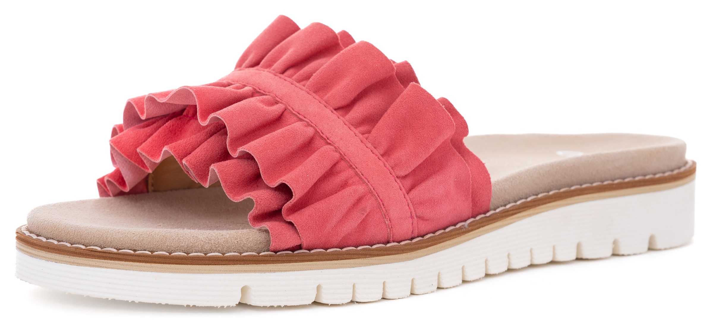 Ara Pantolette »KENT«, Slides, Flats, Sandale mit geraffter Bandage