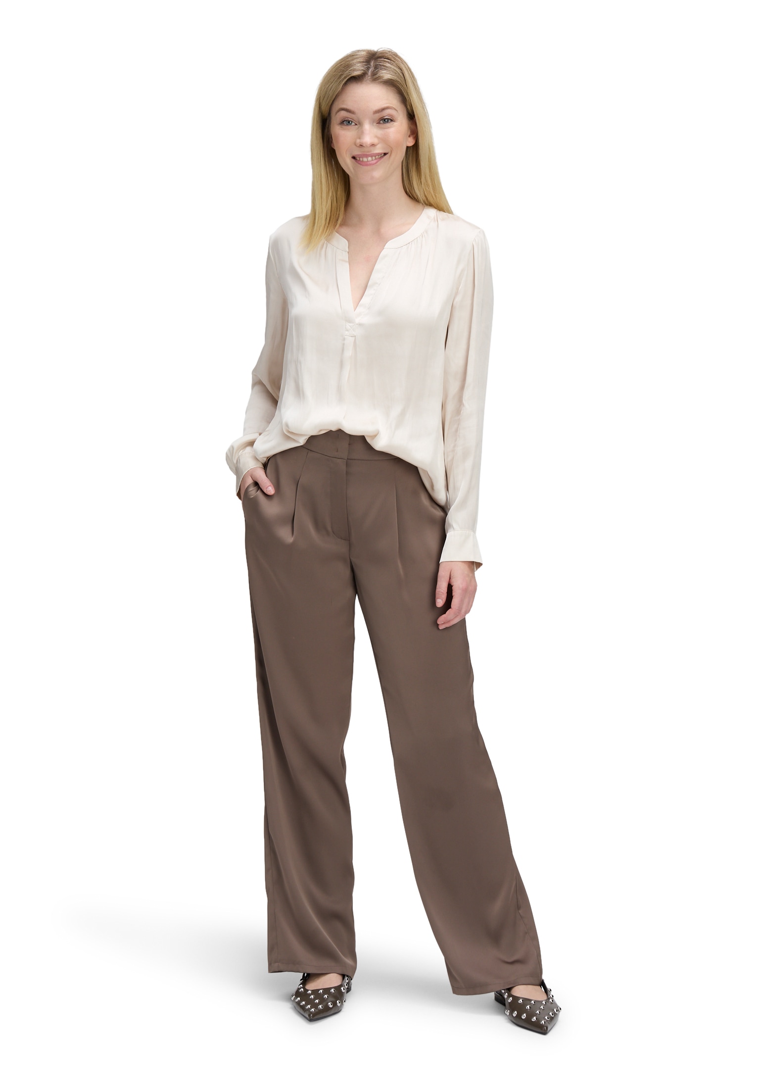 Betty Barclay Satinbluse »Satin-Bluse langarm«
